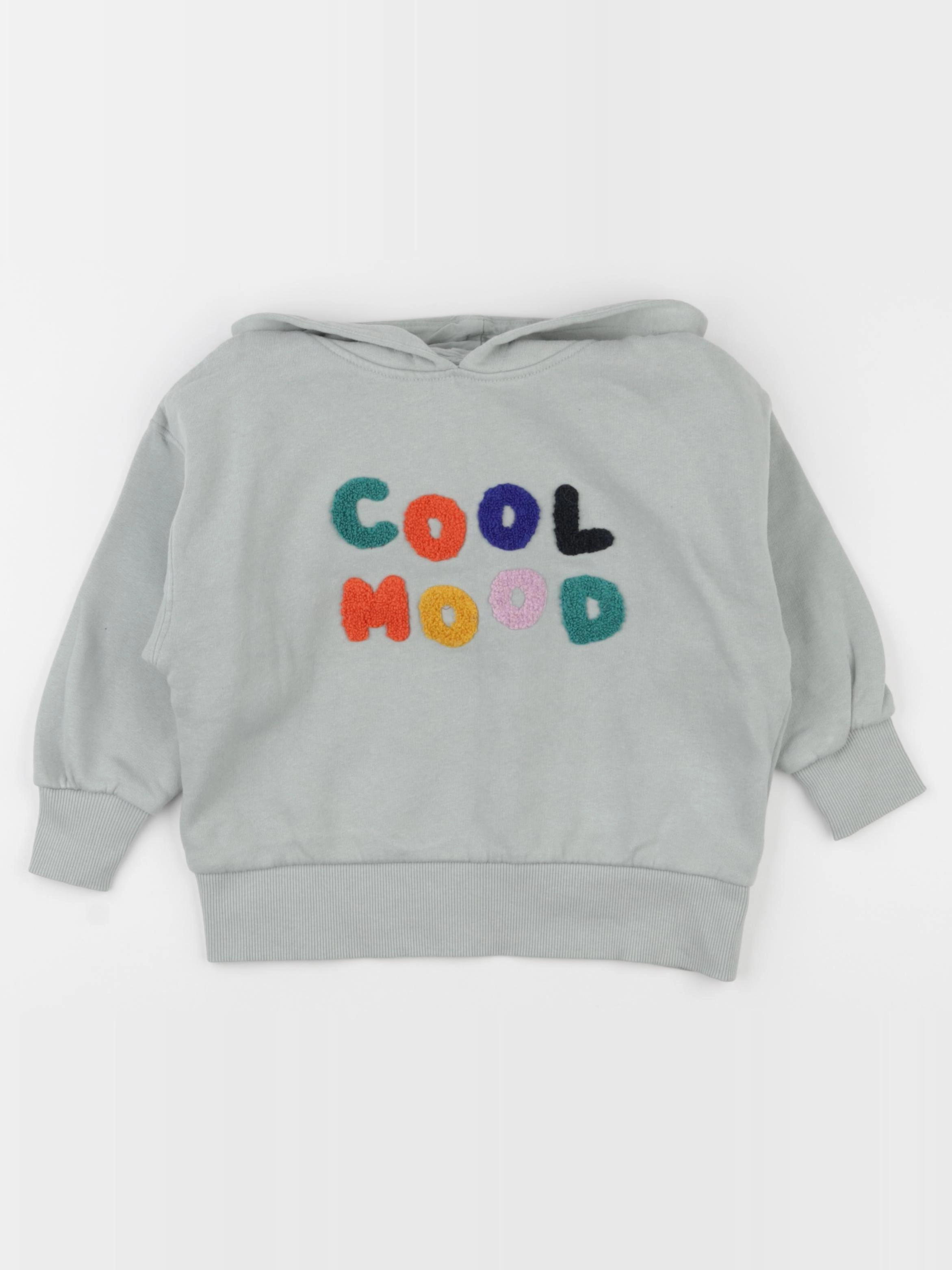 Monoprix - sweat vert - 4 ans