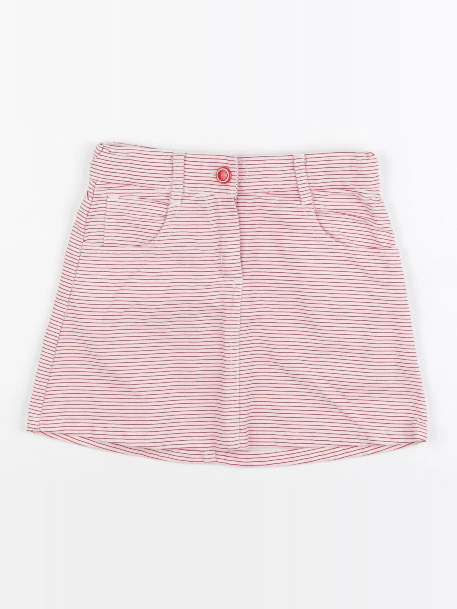 Janie and Jack - jupe beige, rouge - 4 ans