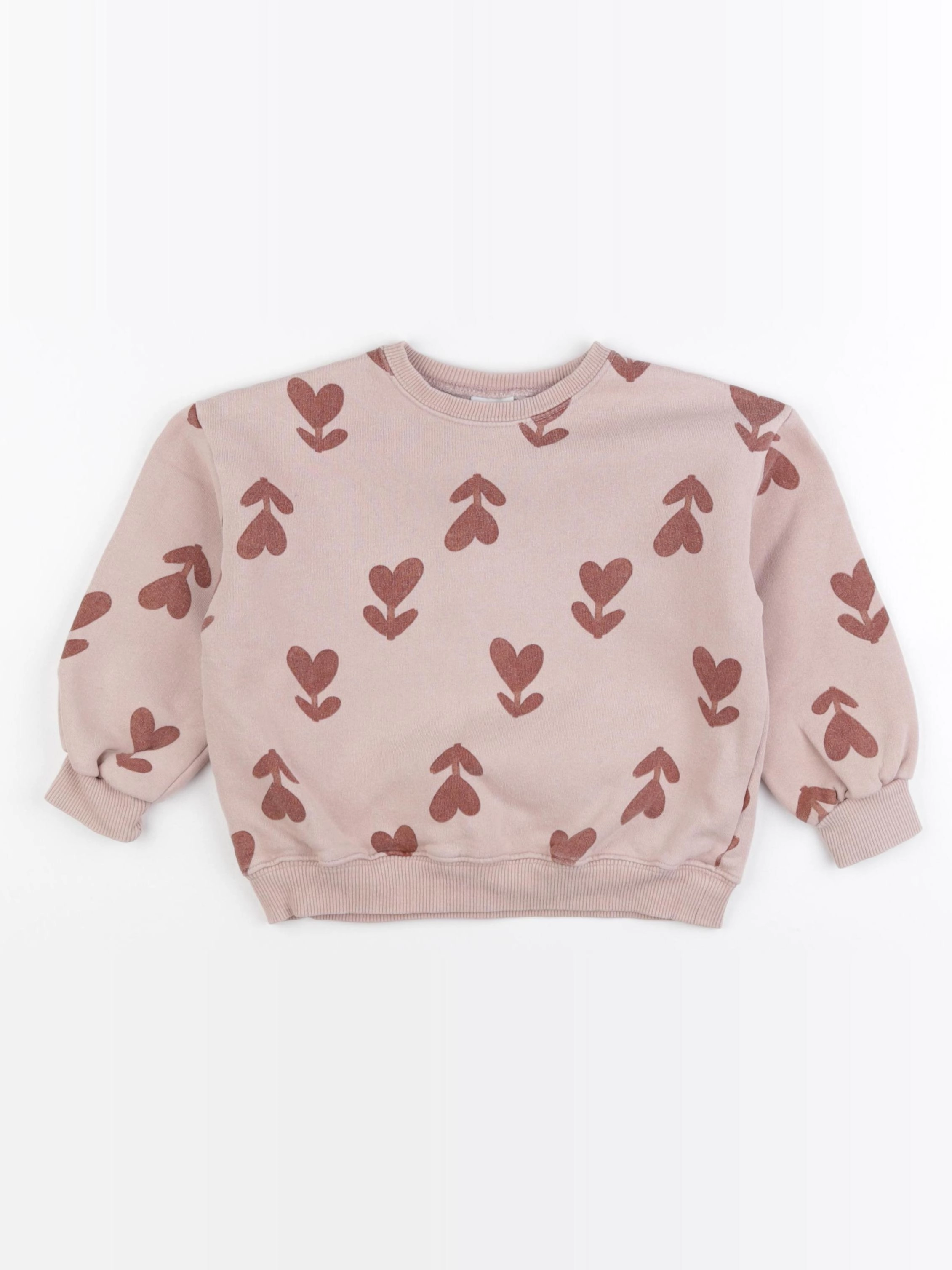 Zara - sweat marron - 4/5 ans