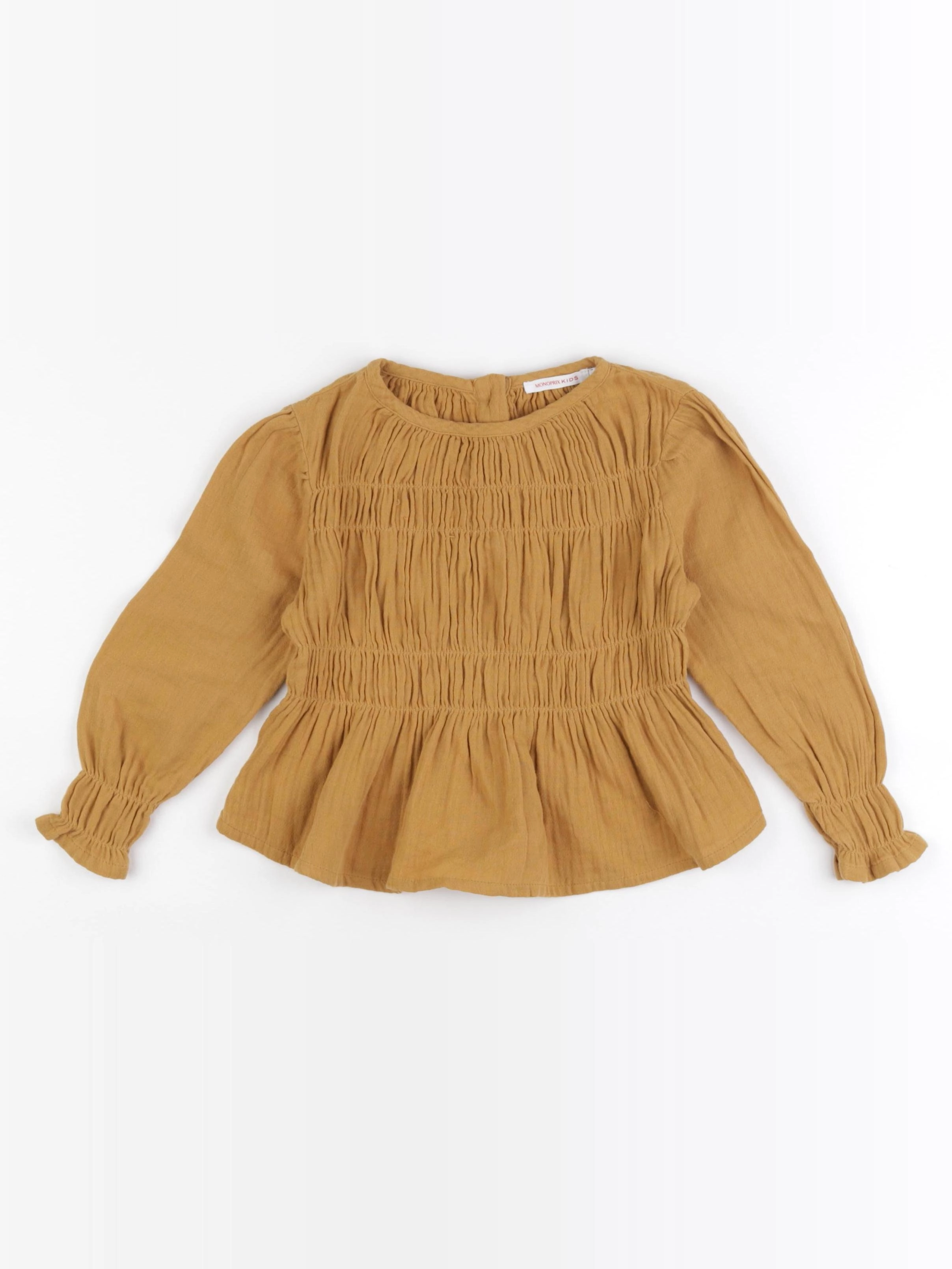 Monoprix - blouse jaune - 3 ans