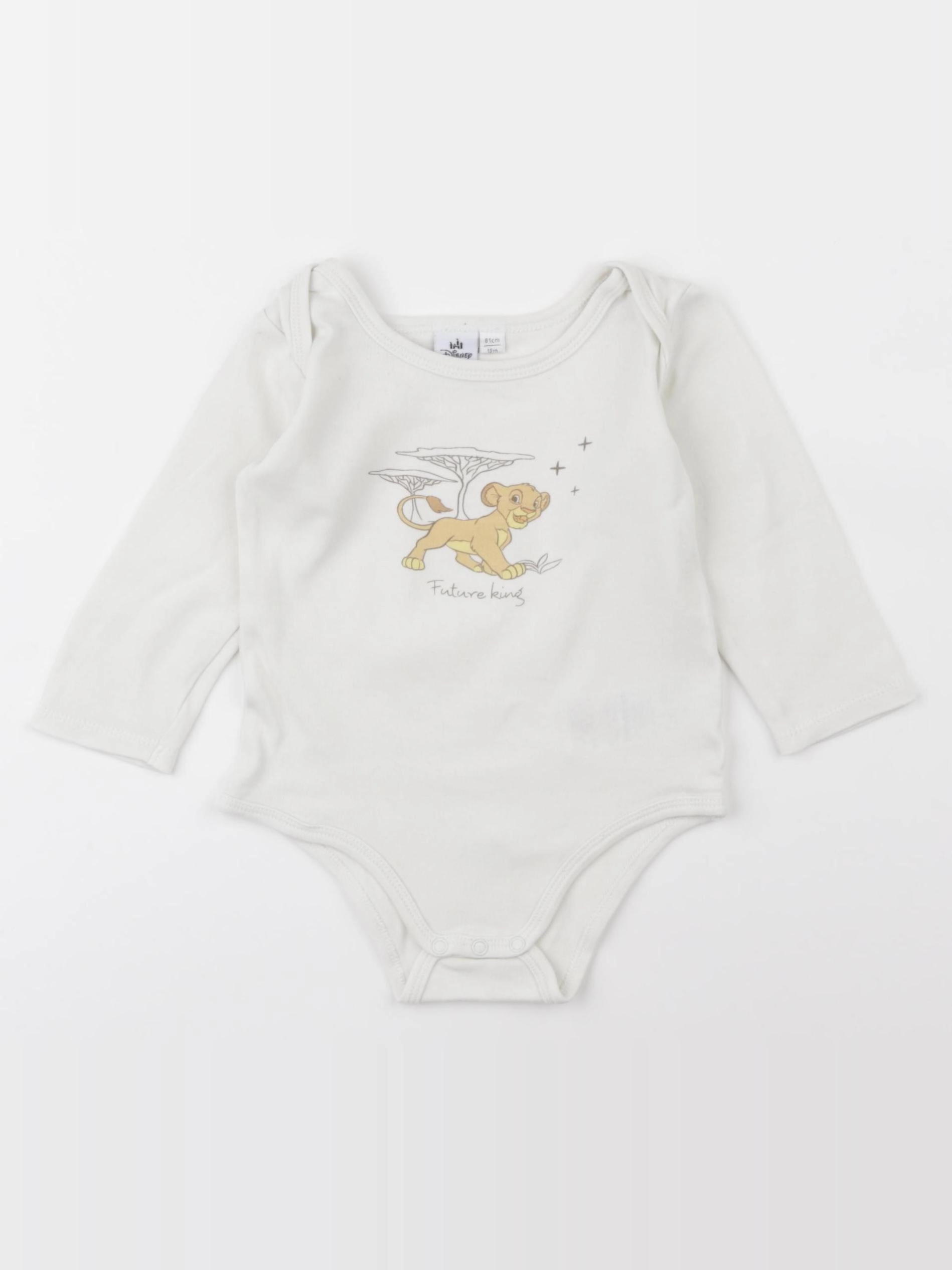 Vertbaudet - body beige - 18 mois