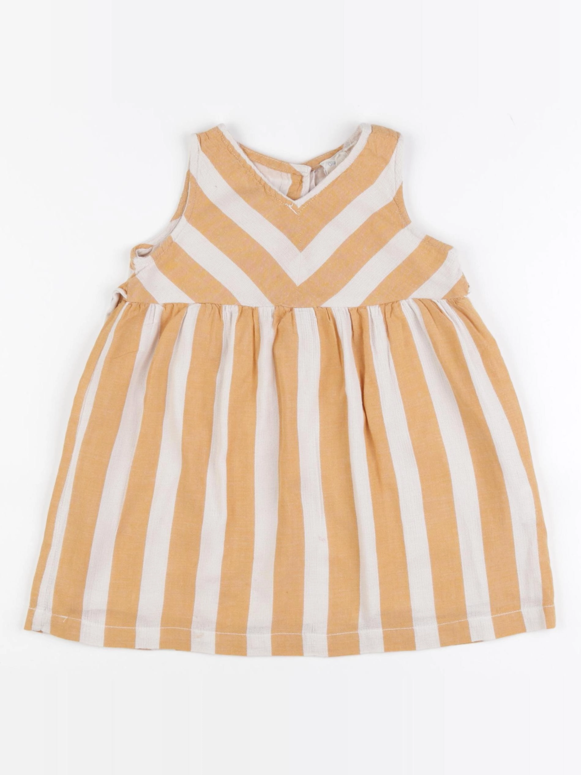 Arsène et les pipelettes - robe beige, orange - 24 mois