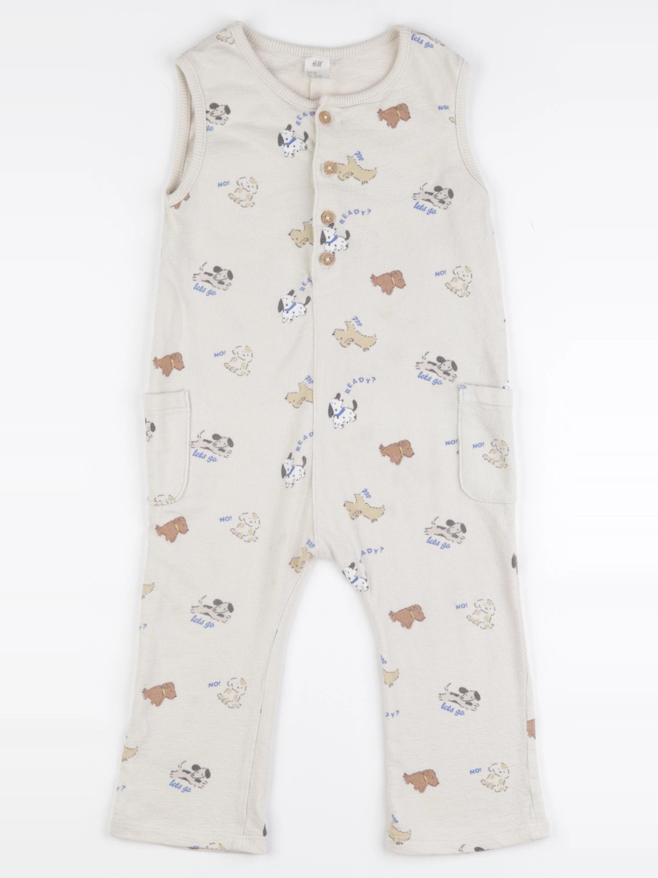 H&M - combinaison beige - 2 ans