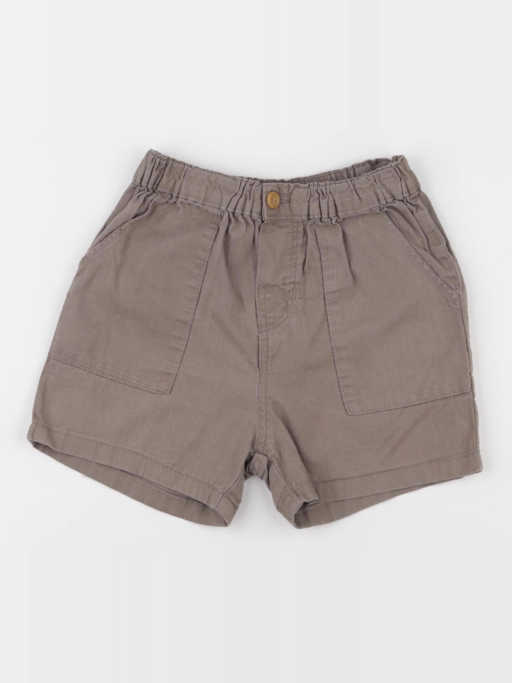 H&M - short marron - 2/3 ans