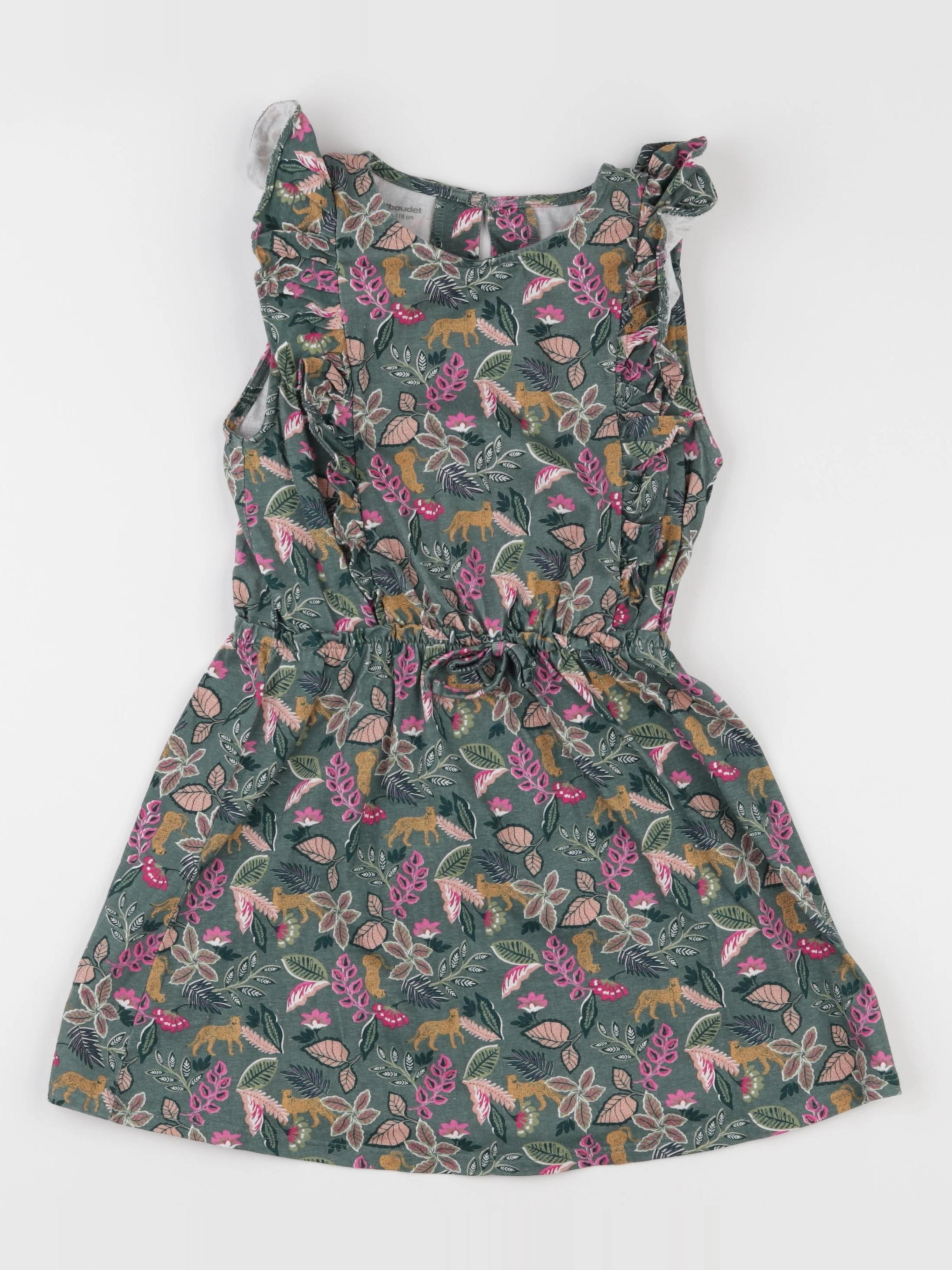 Vertbaudet - robe multicolore - 6 ans