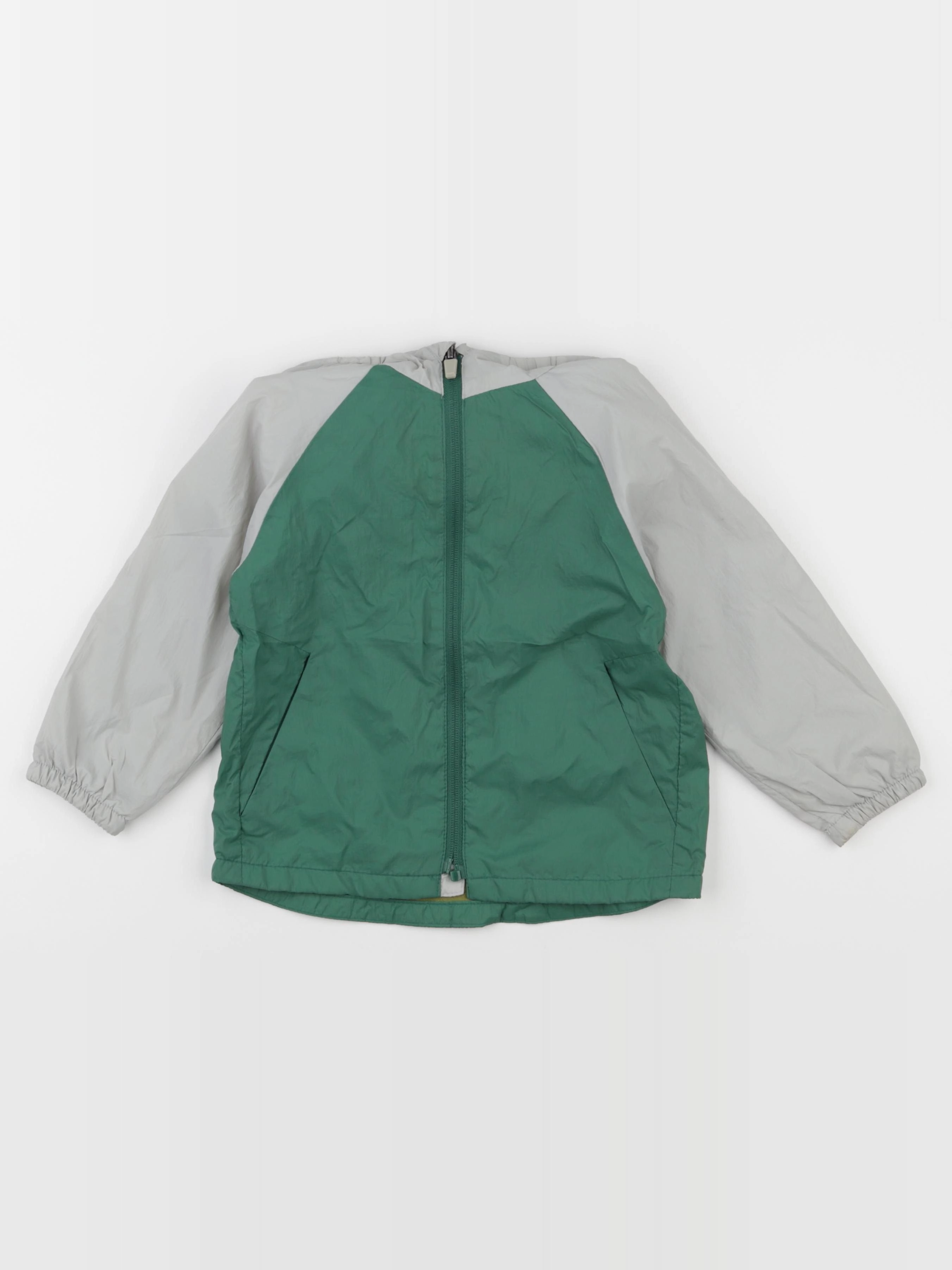 Zara - coupe-vent gris, vert - 2/3 ans