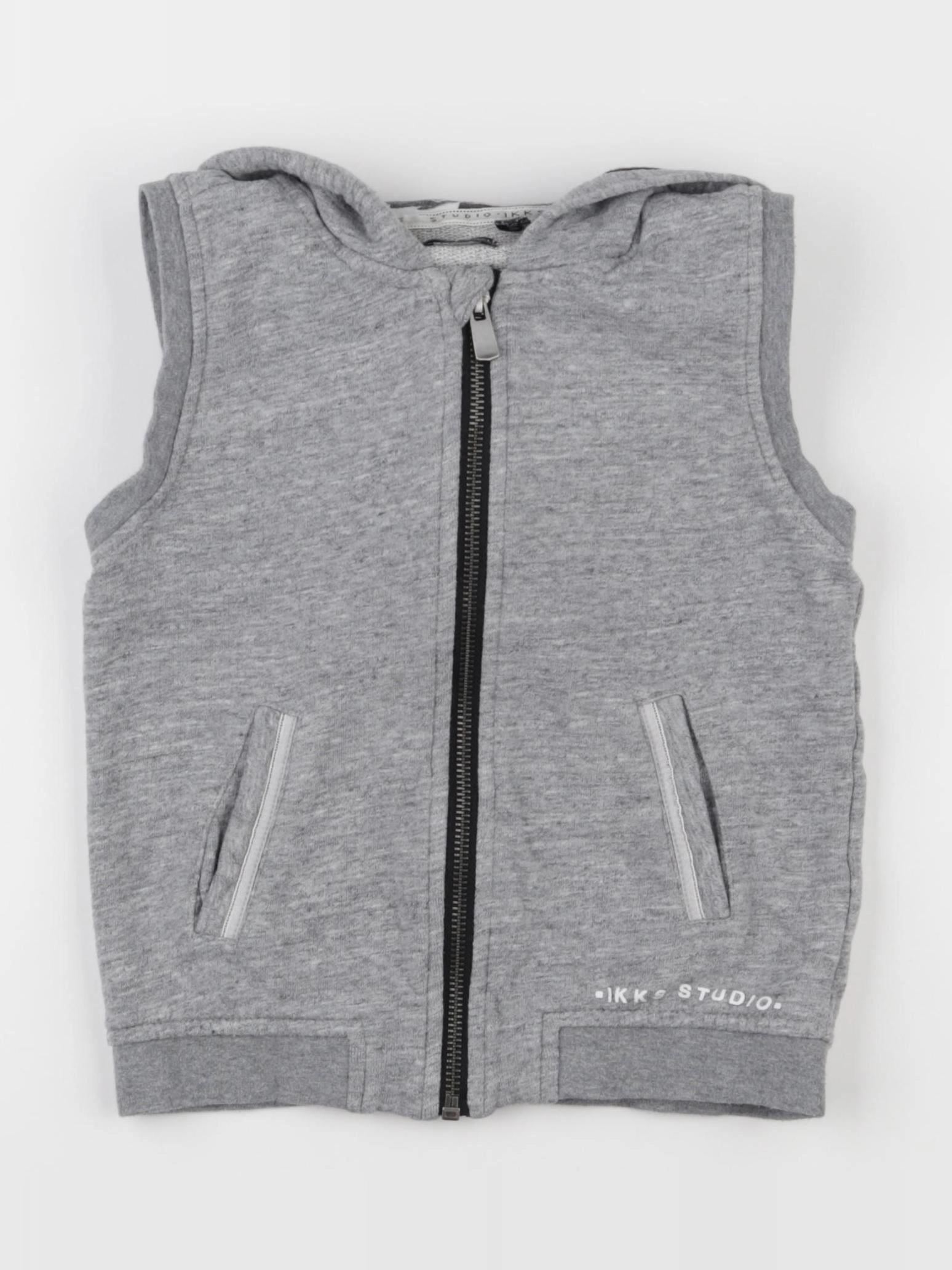IKKS - gilet imprimé au dos gris - 3 ans