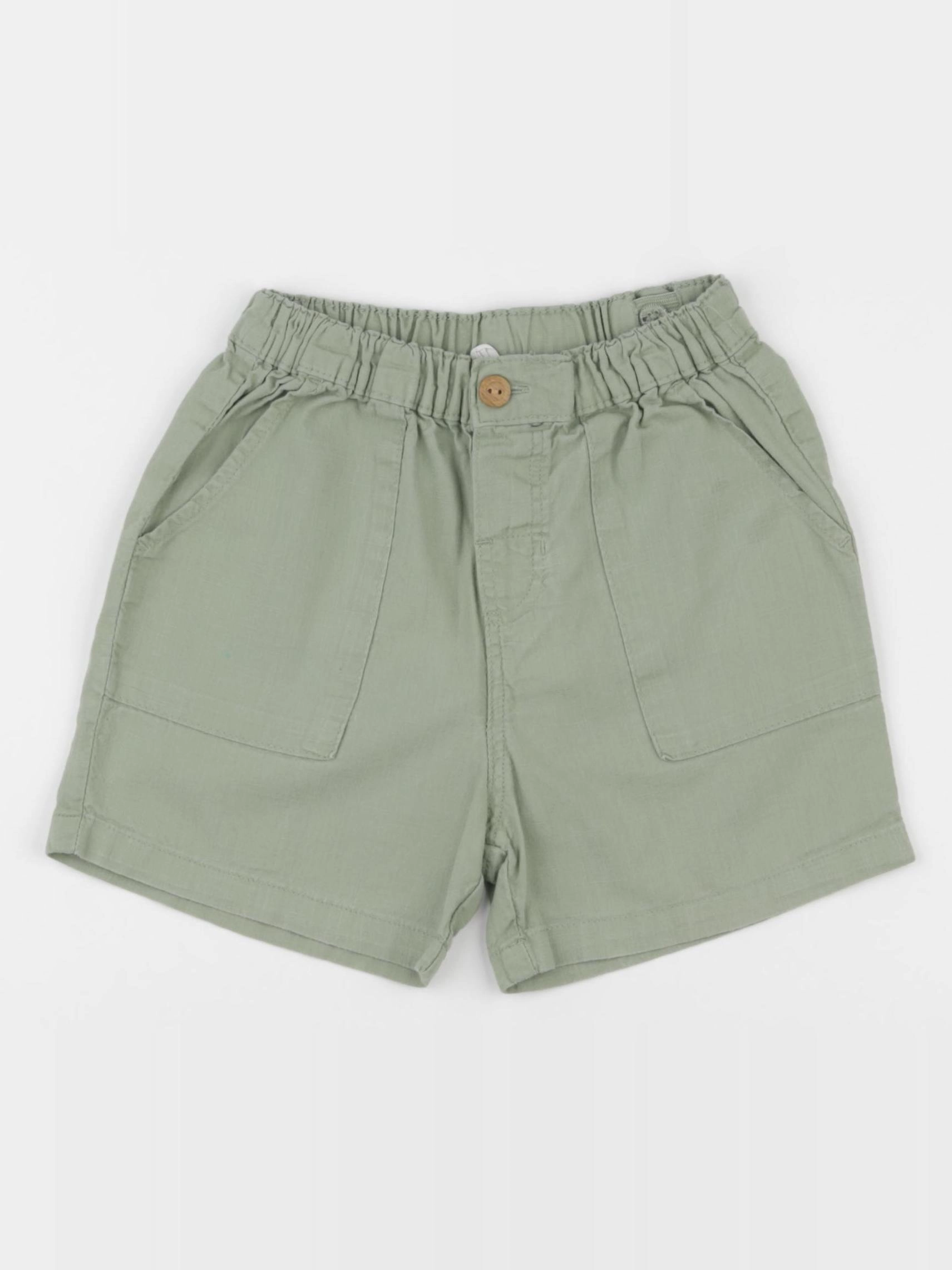 H&M - short vert - 2/3 ans