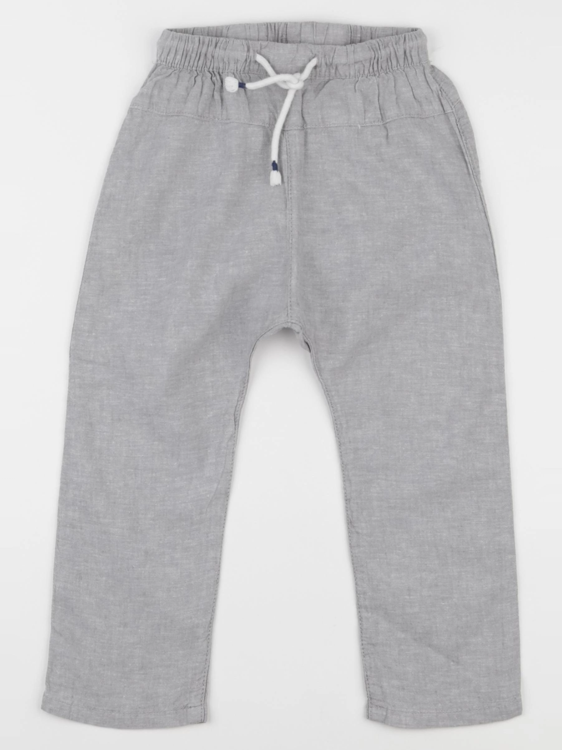 H&M - sarouel gris - 2/3 ans