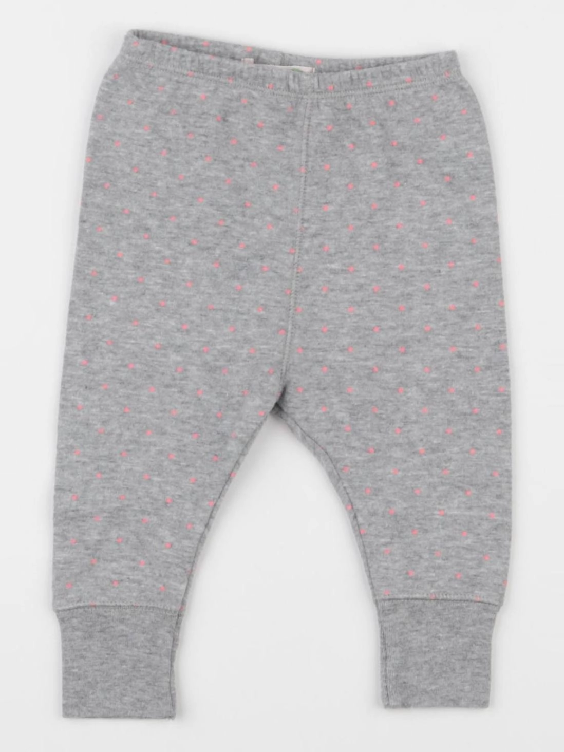 Bonpoint - legging gris, rose - 1 mois