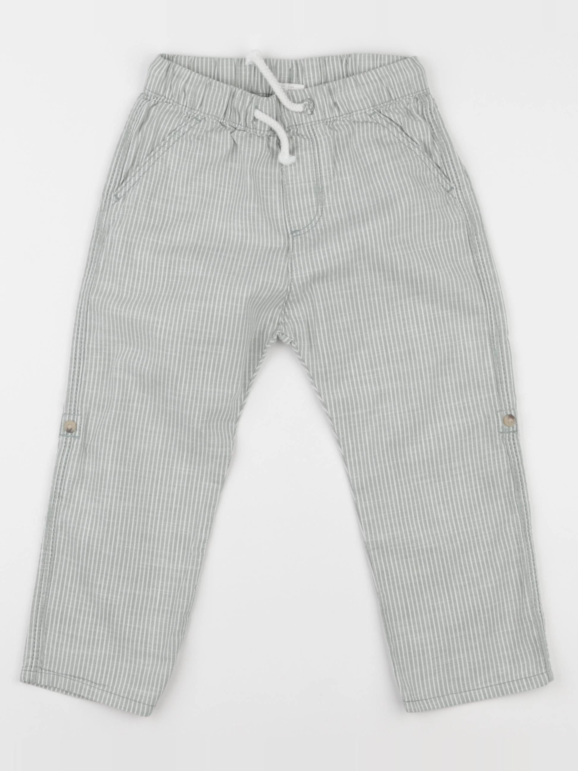 H&M - pantalon vert - 2/3 ans