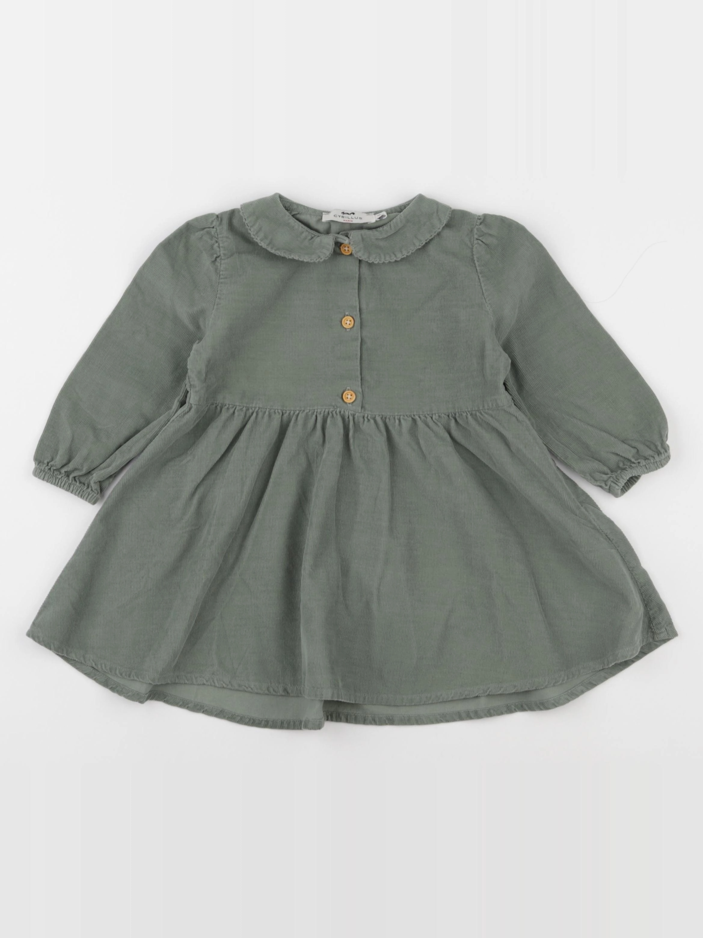 Cyrillus - robe vert - 18 mois