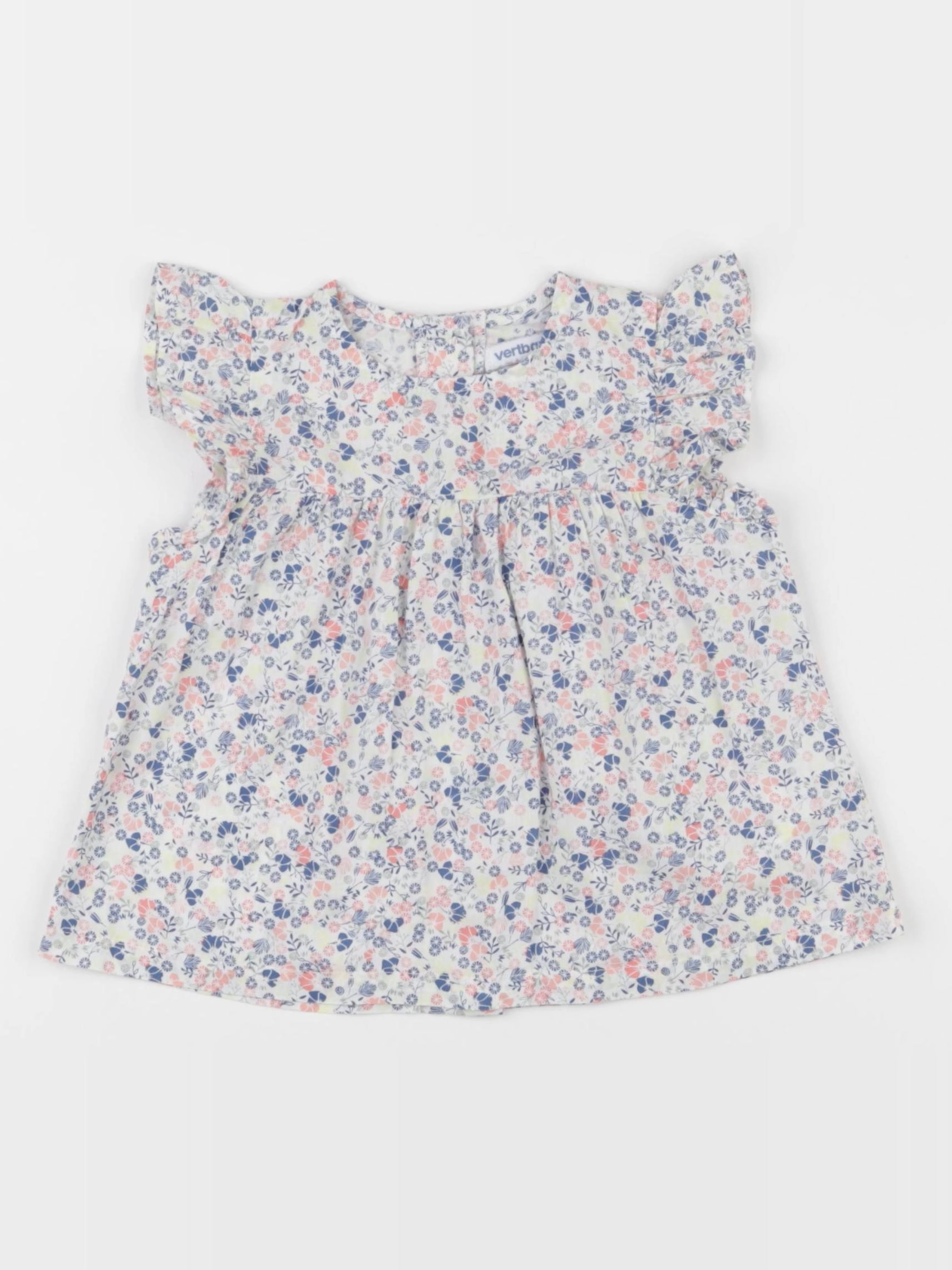 Vertbaudet - blouse multicolore - 18 mois