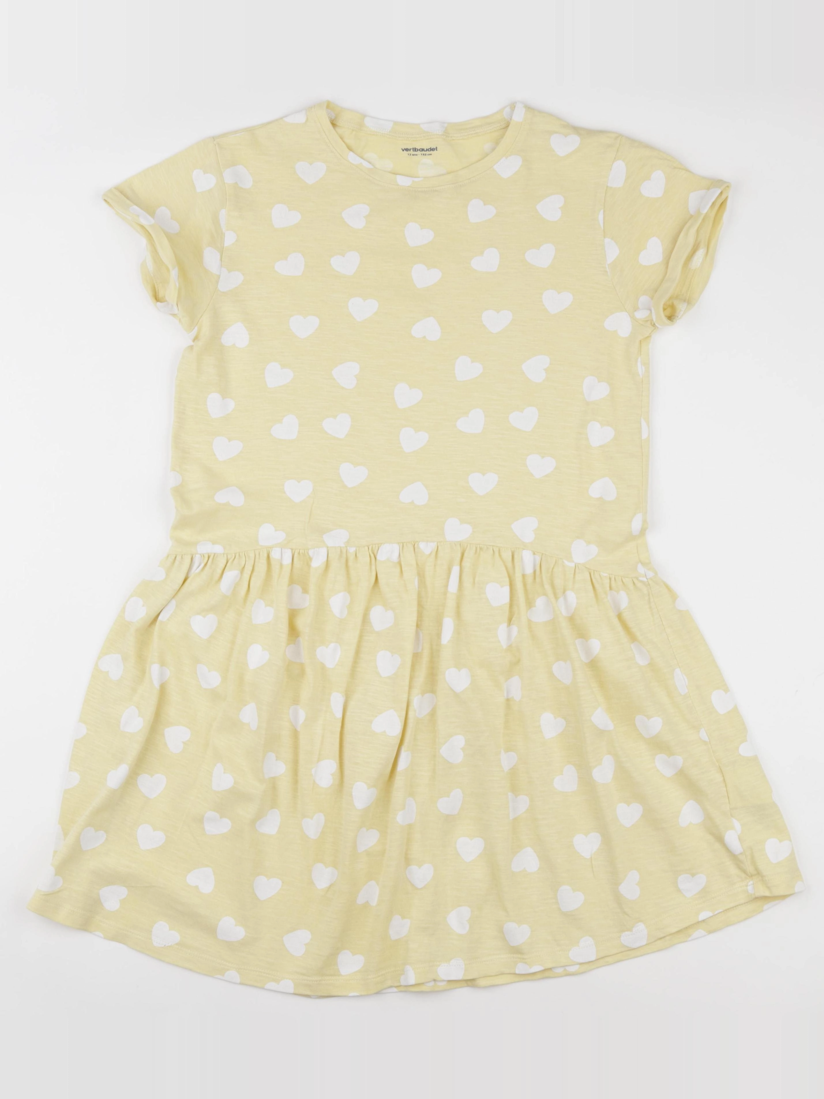 Vertbaudet - robe jaune - 12 ans