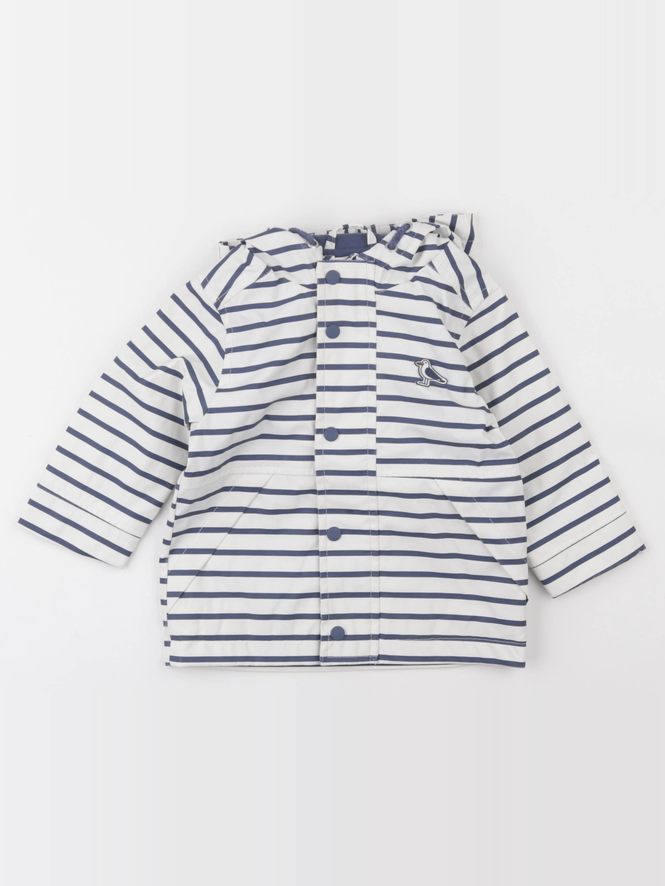 Vertbaudet - imperméable bleu - 12 mois