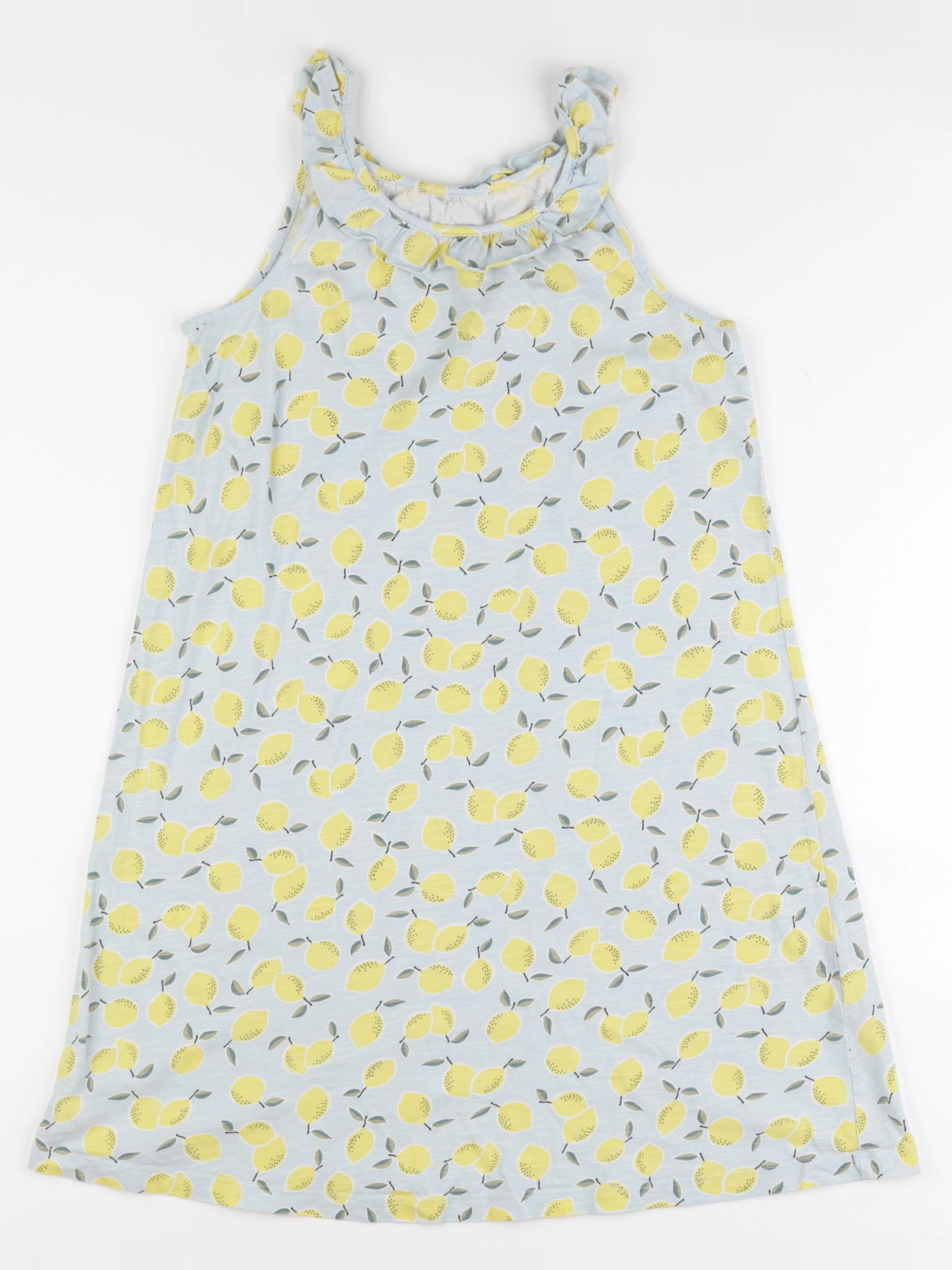 Monoprix - robe jaune, vert - 12 ans