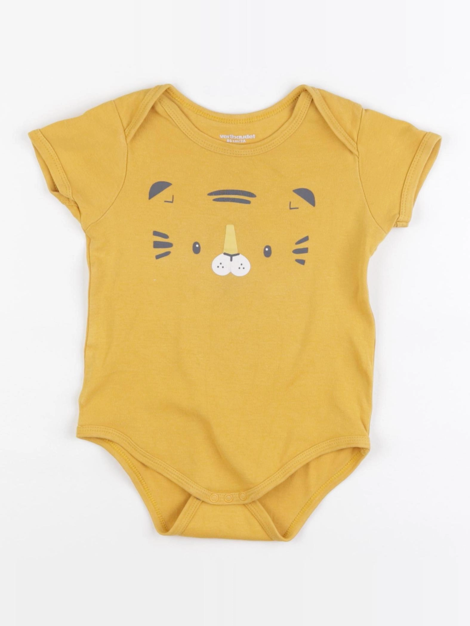 Vertbaudet - body jaune - 2 ans