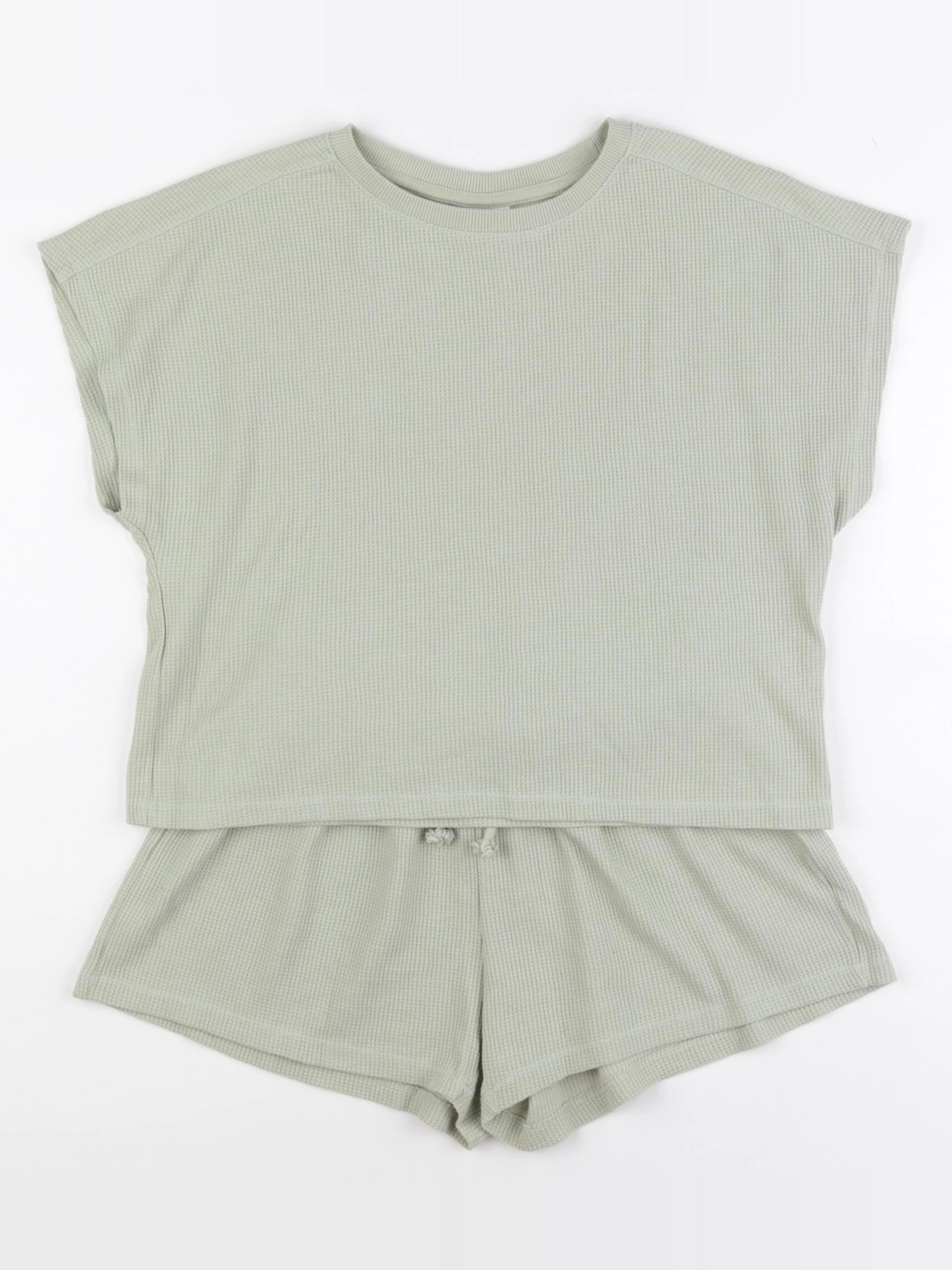 Zara - pyjama coton vert - 11/12 ans