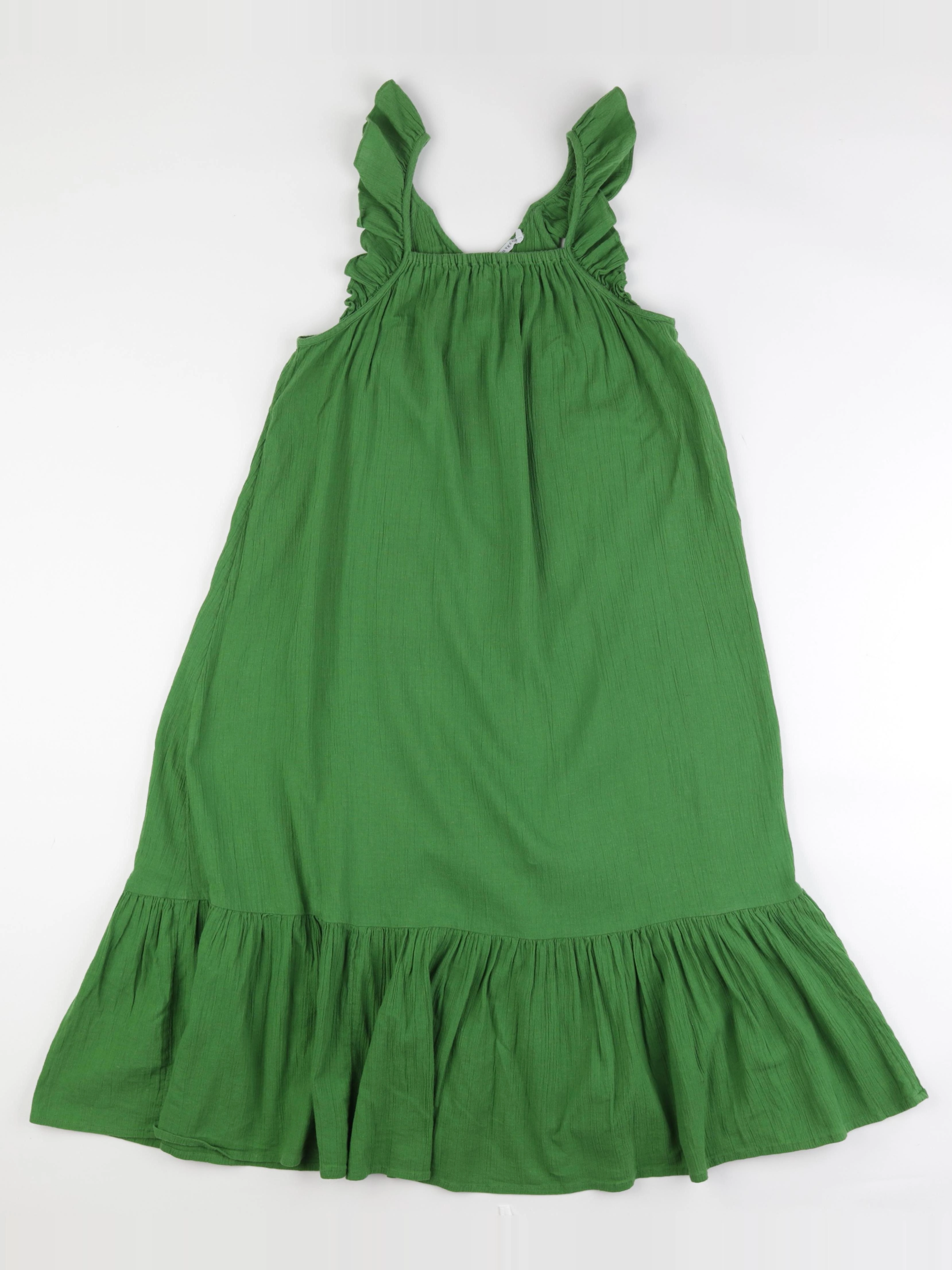 Monoprix - robe vert - 12 ans