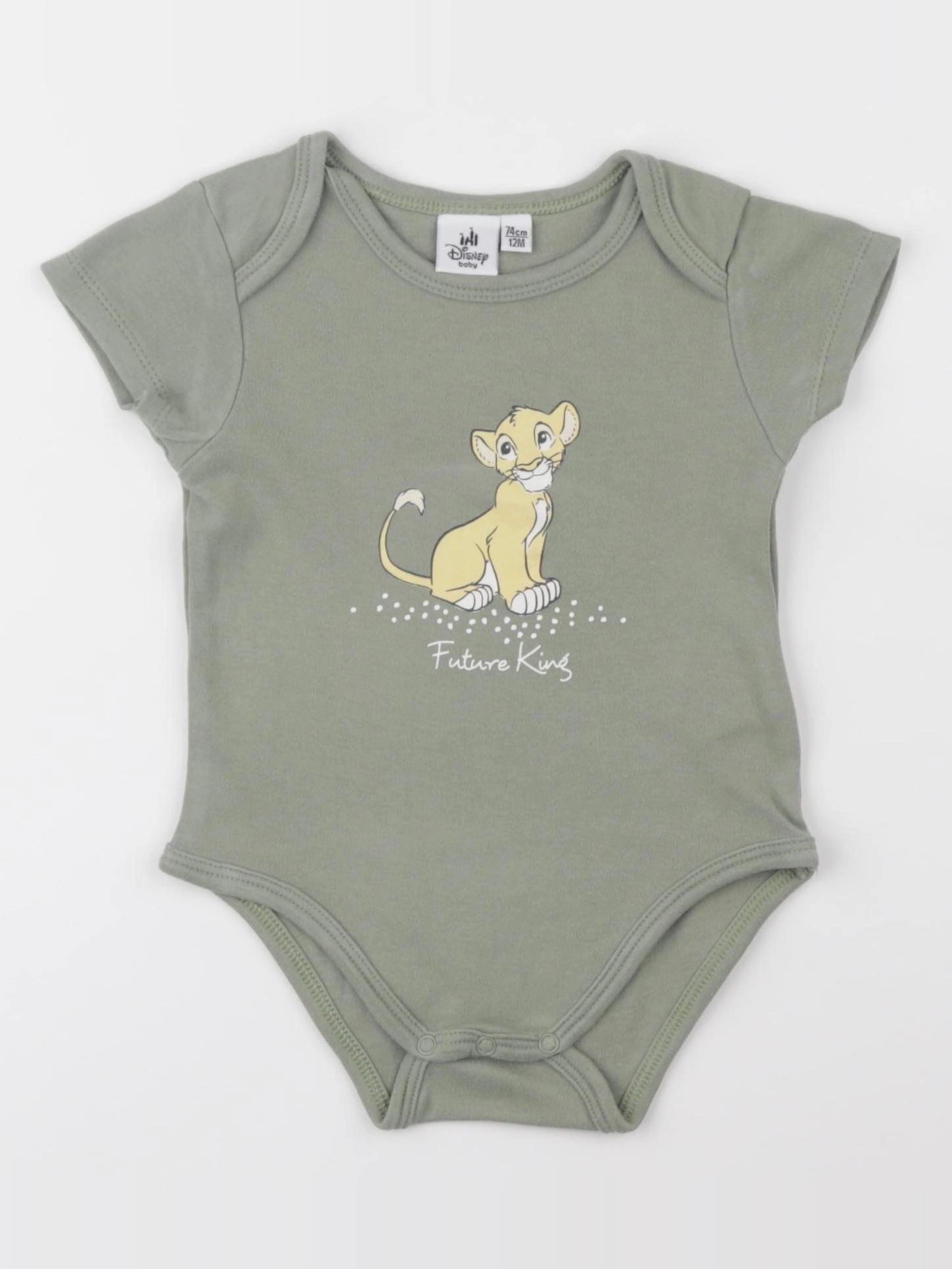 Vertbaudet - body vert - 12 mois