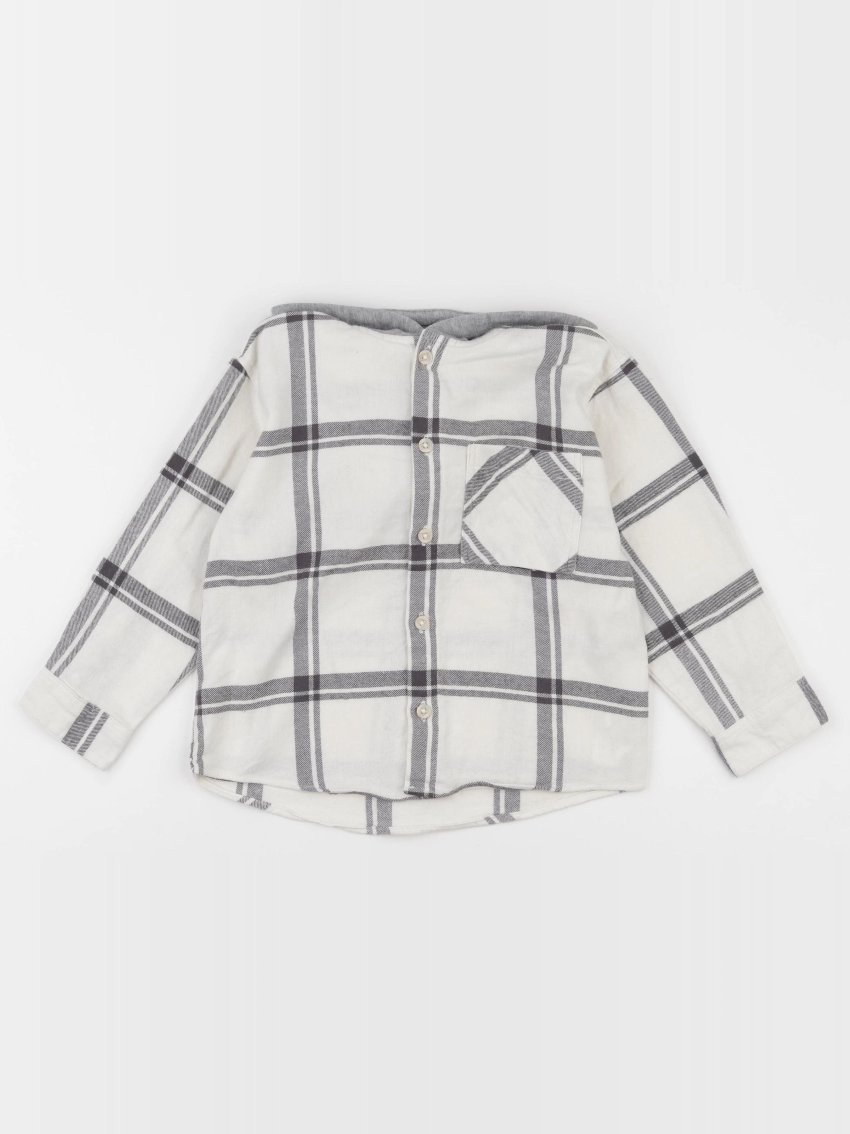 Zara - sur chemise beige - 5 ans
