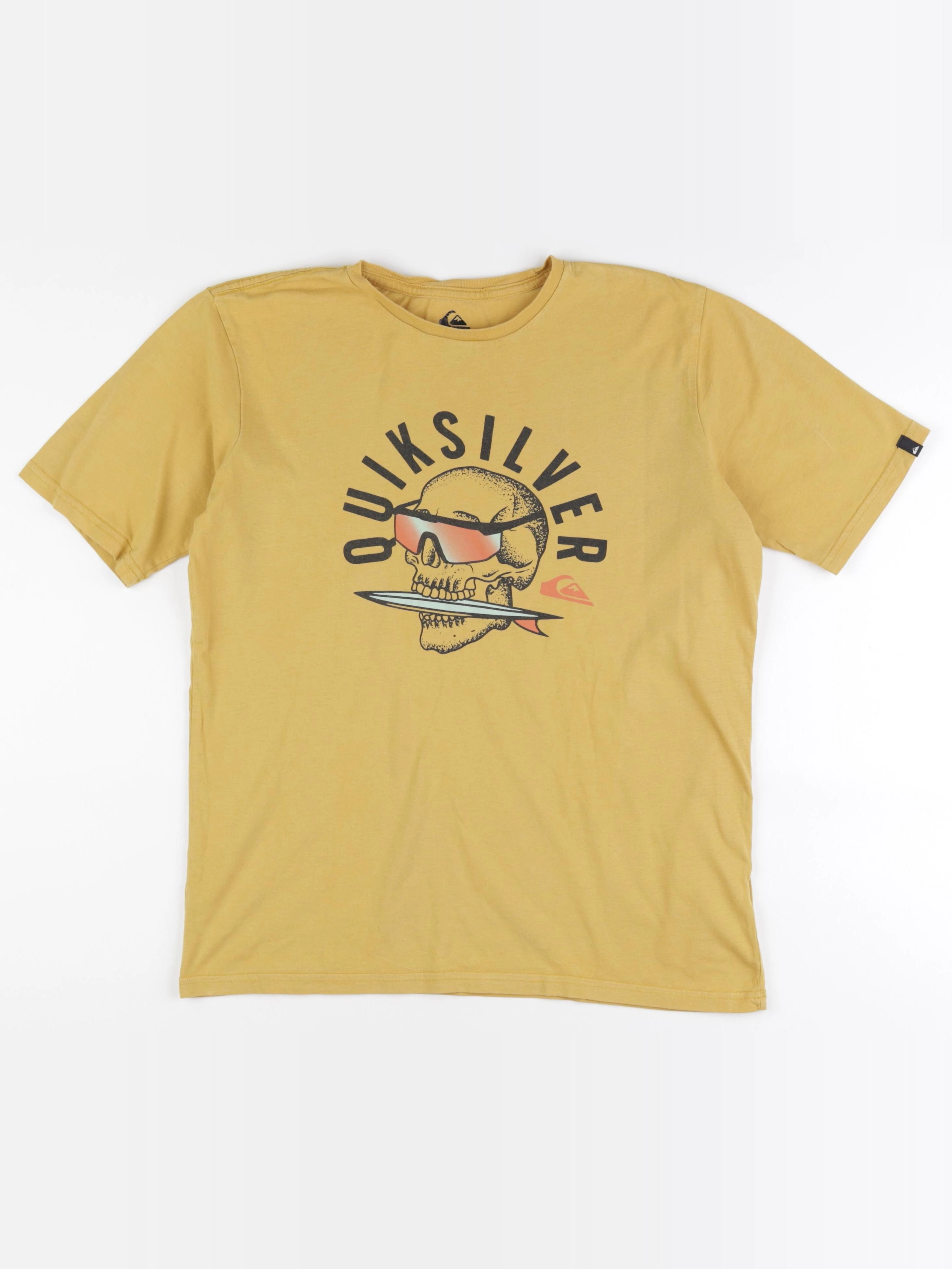 Quiksilver - tee-shirt jaune - 16 ans