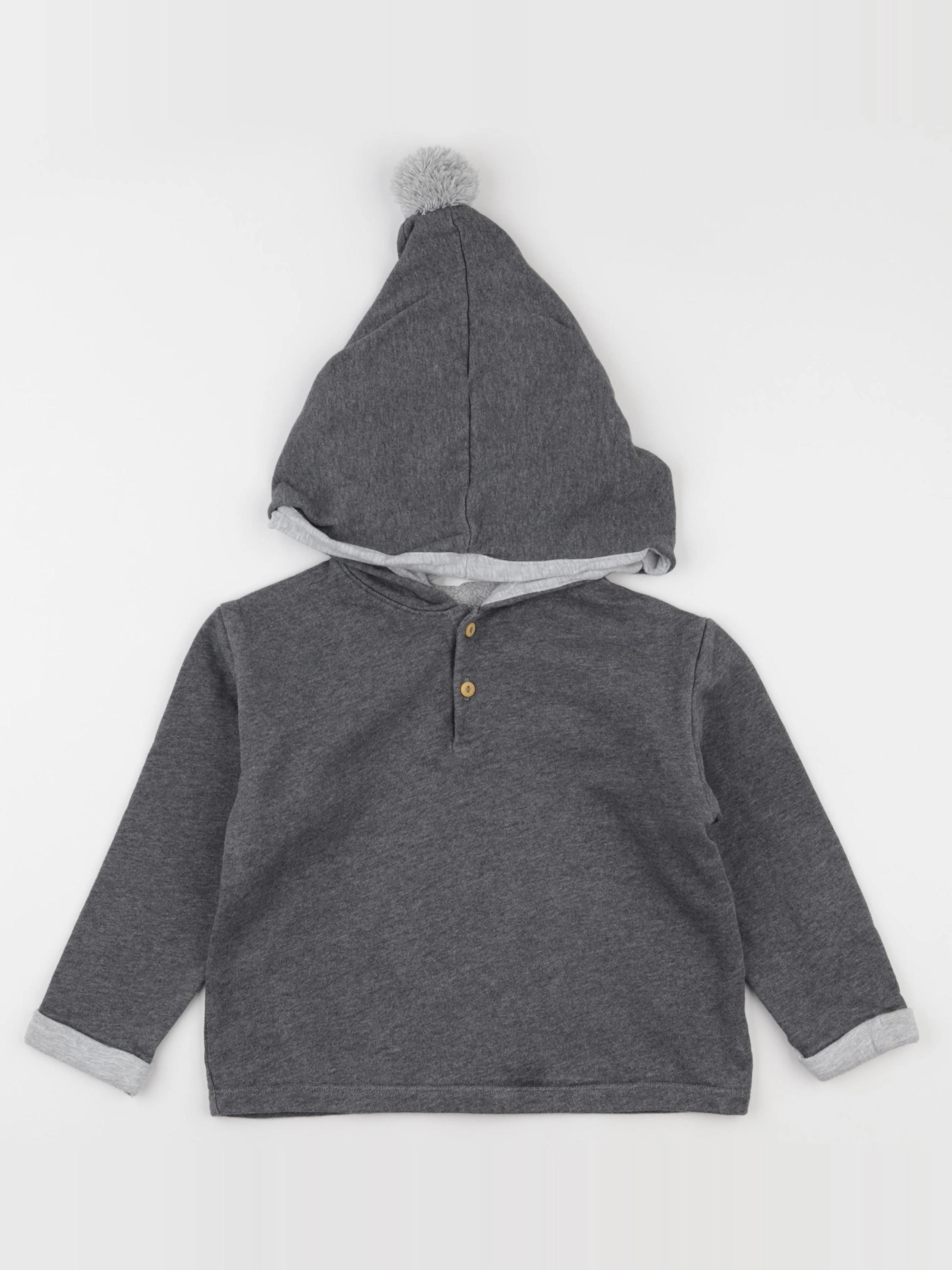 H&M - sweat gris - 4/5 ans