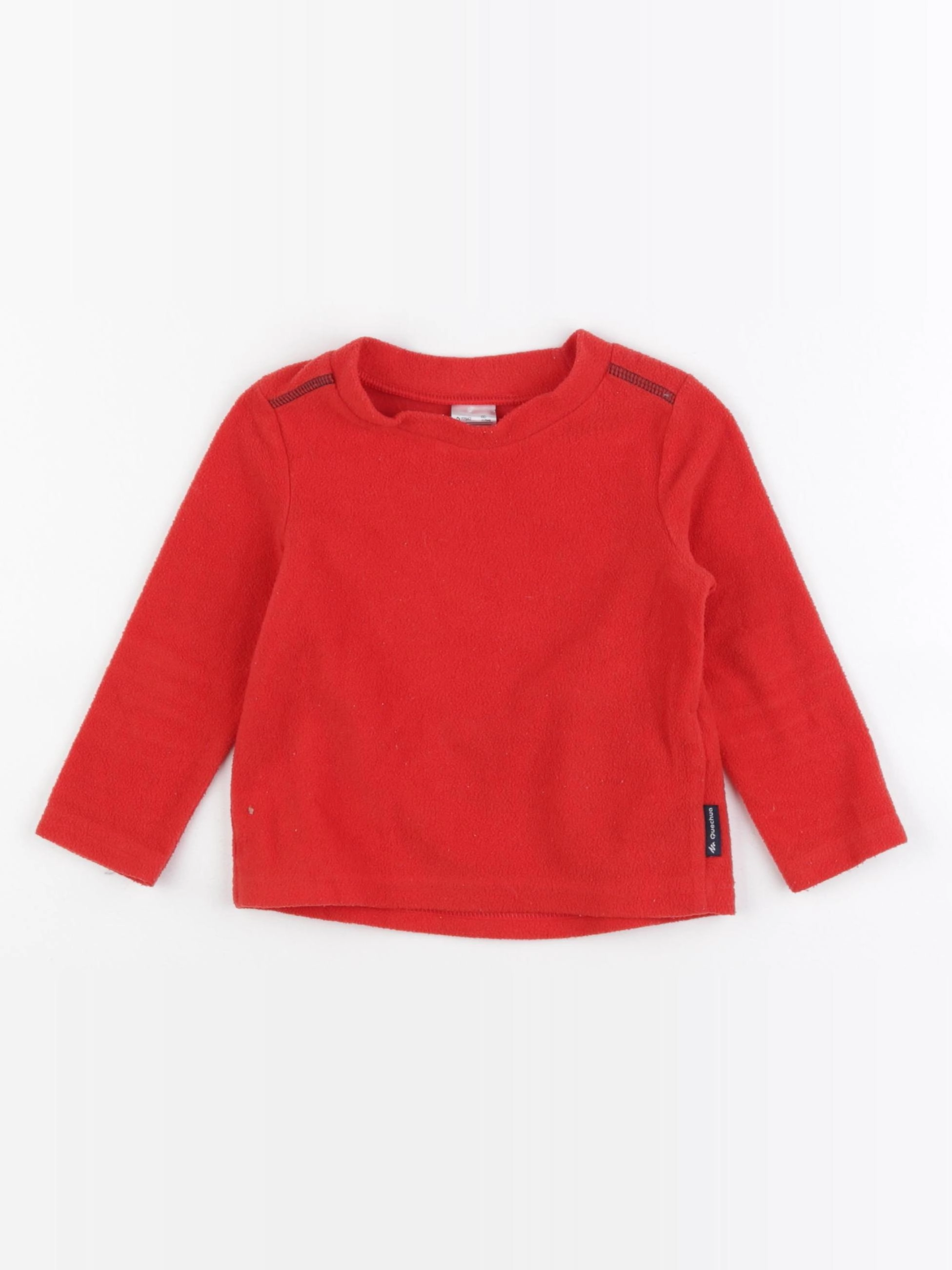 Decathlon ski - tee-shirt technique rouge - 2 ans