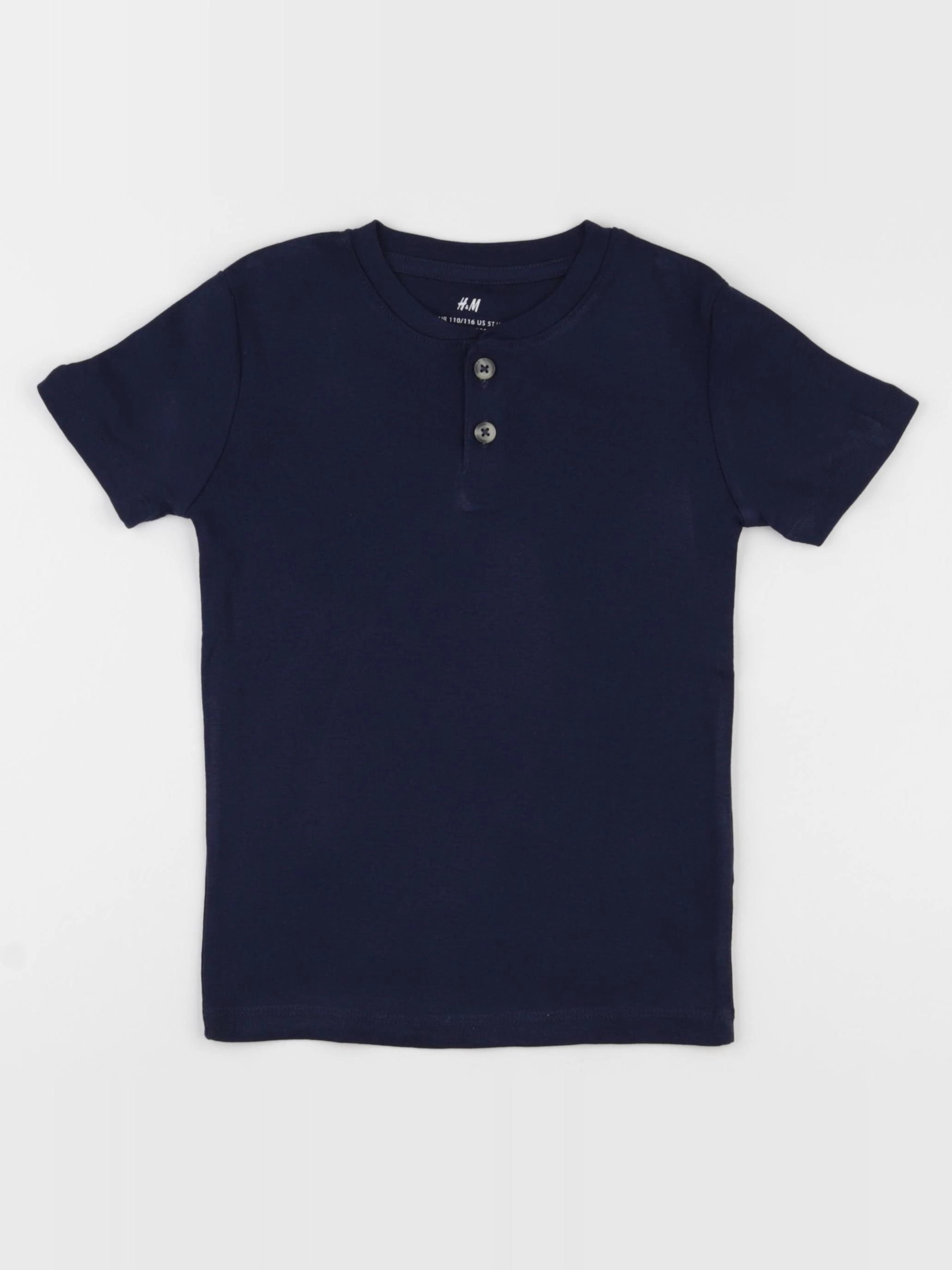 H&M - tee-shirt bleu - 5/6 ans