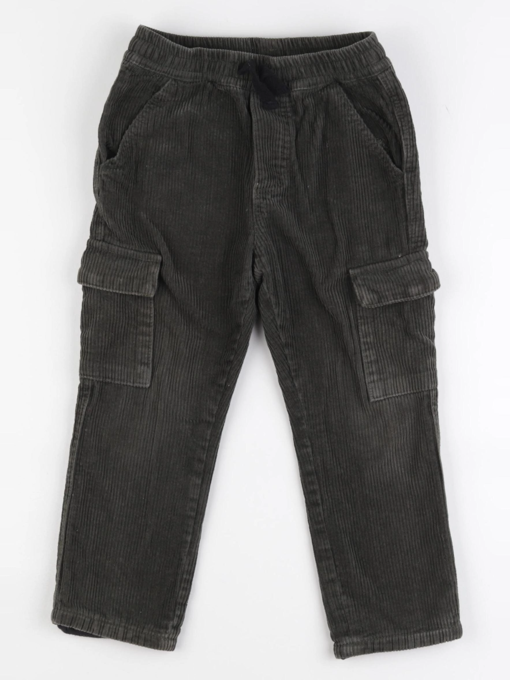 Vertbaudet - pantalon doublé vert - 4 ans