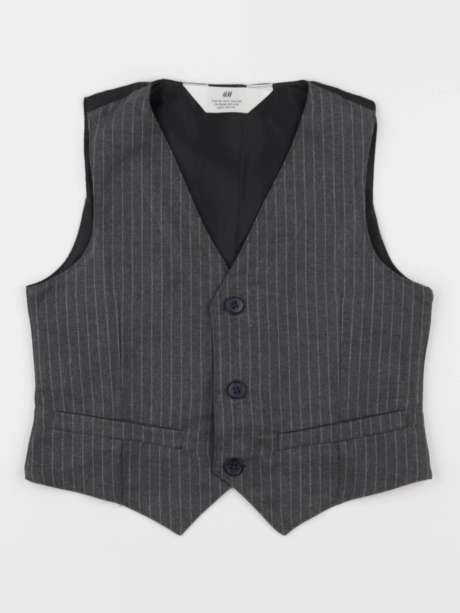 H&M - gilet gris - 4/5 ans