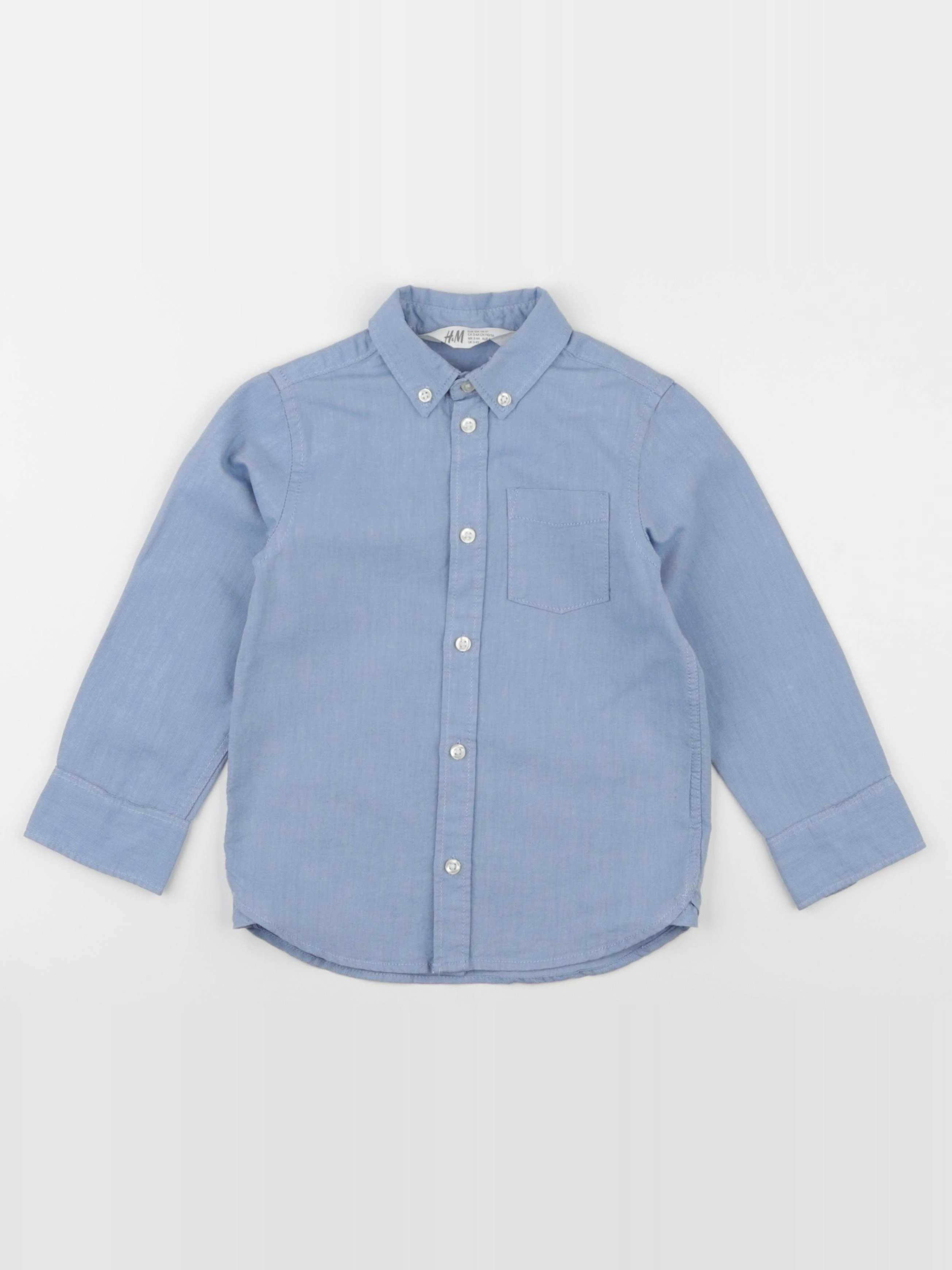 H&M - chemise bleu - 4 ans