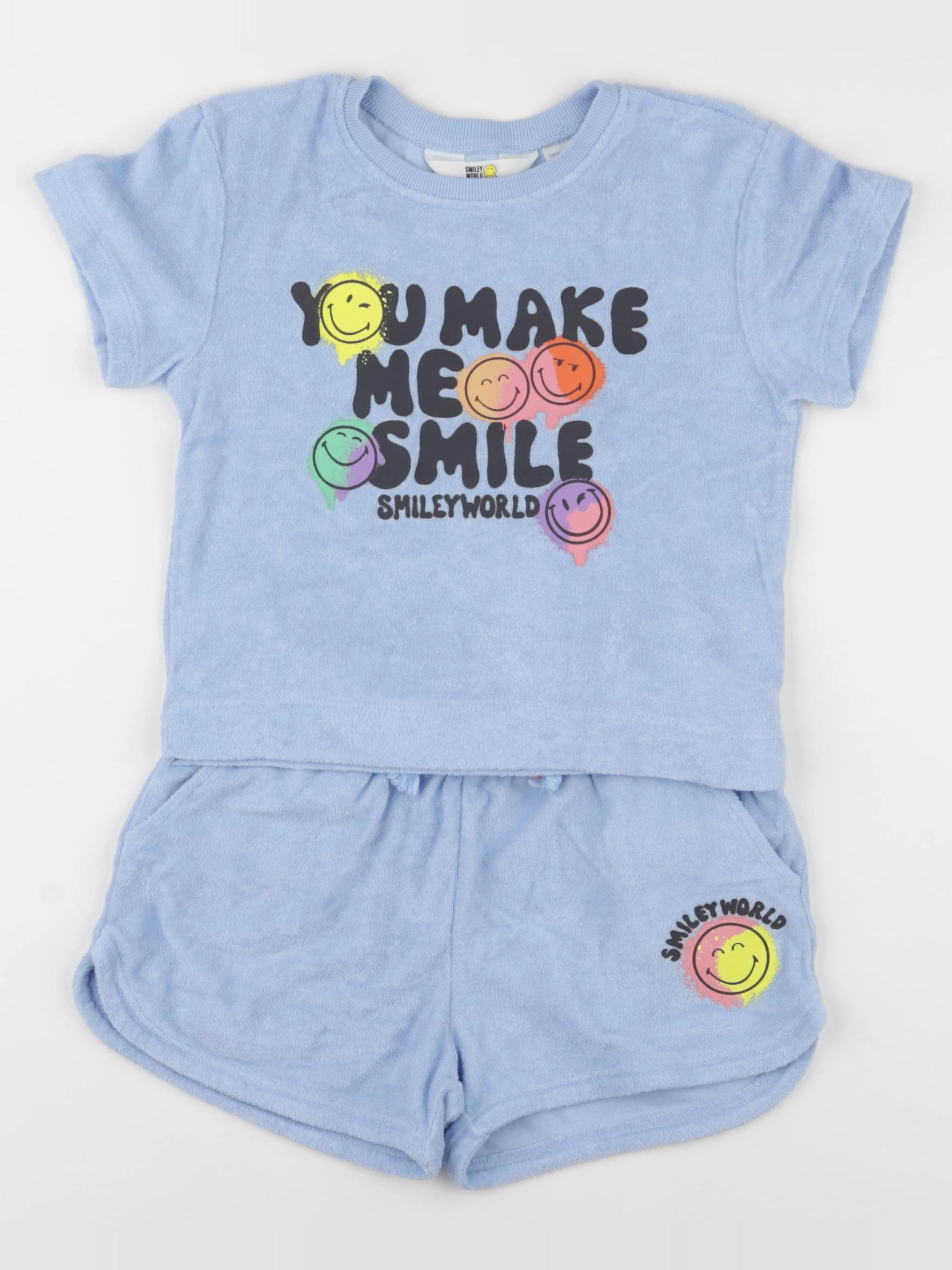 H&M - ensemble bleu - 5/6 ans