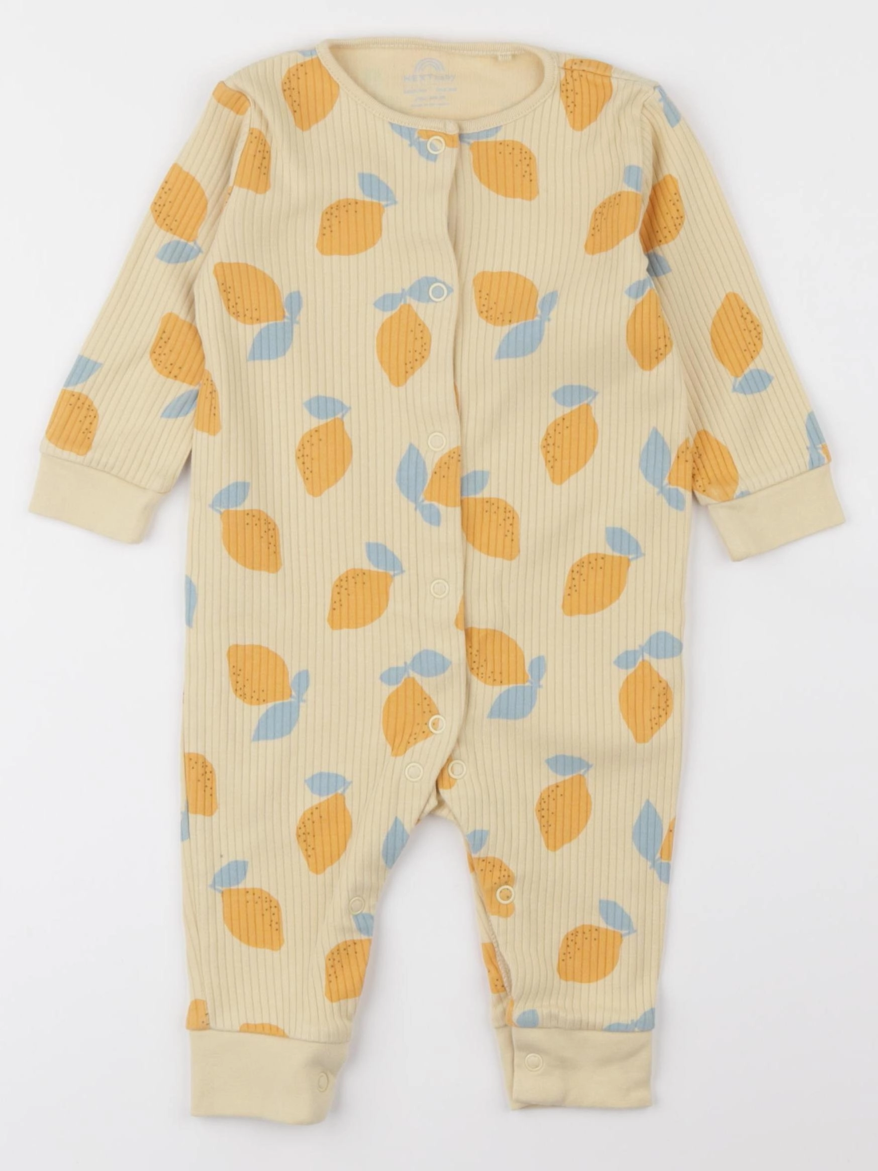 Next - pyjama coton orange - 6/9 mois