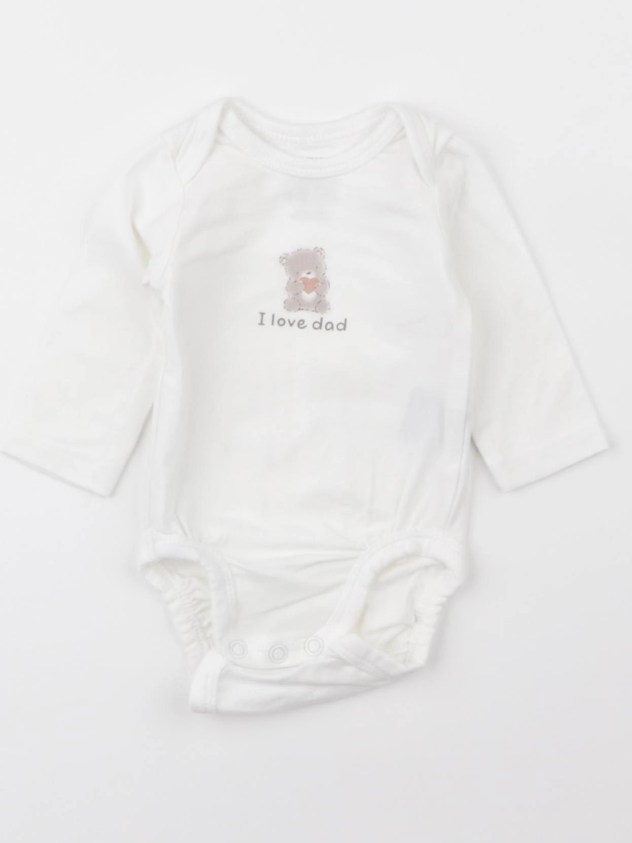 H&M - body blanc - 0/1 mois