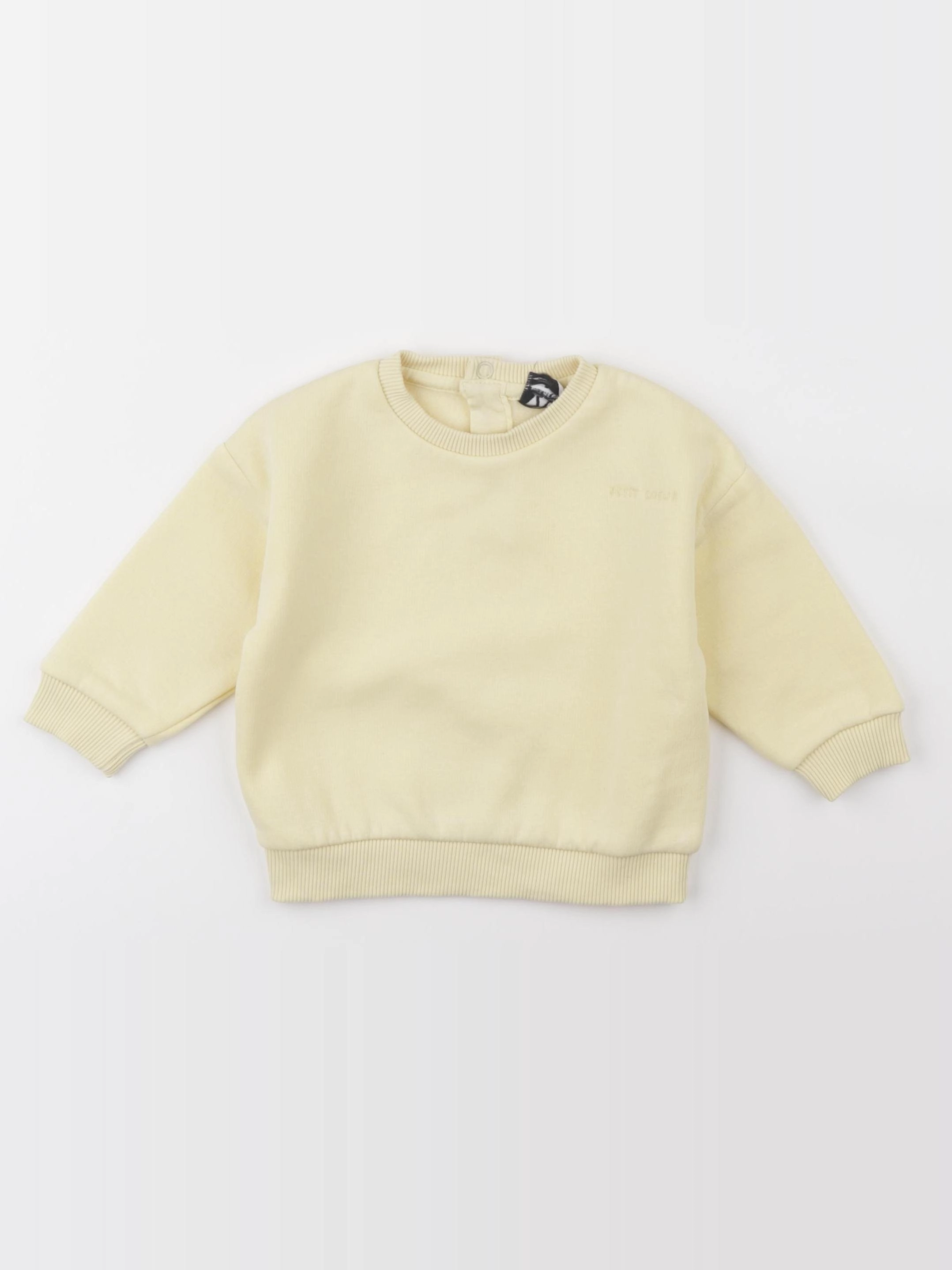 Tape à l'oeil - sweat jaune - 9 mois