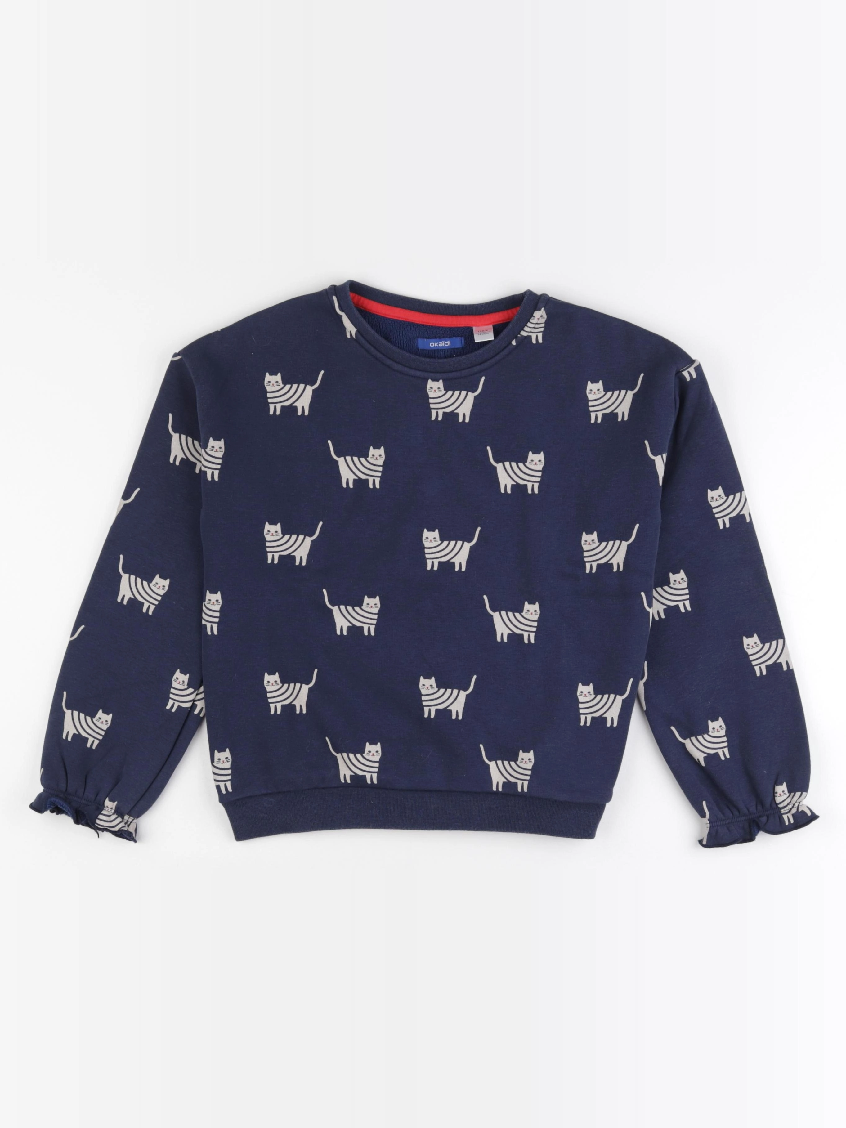 Okaidi - sweat bleu - 10 ans