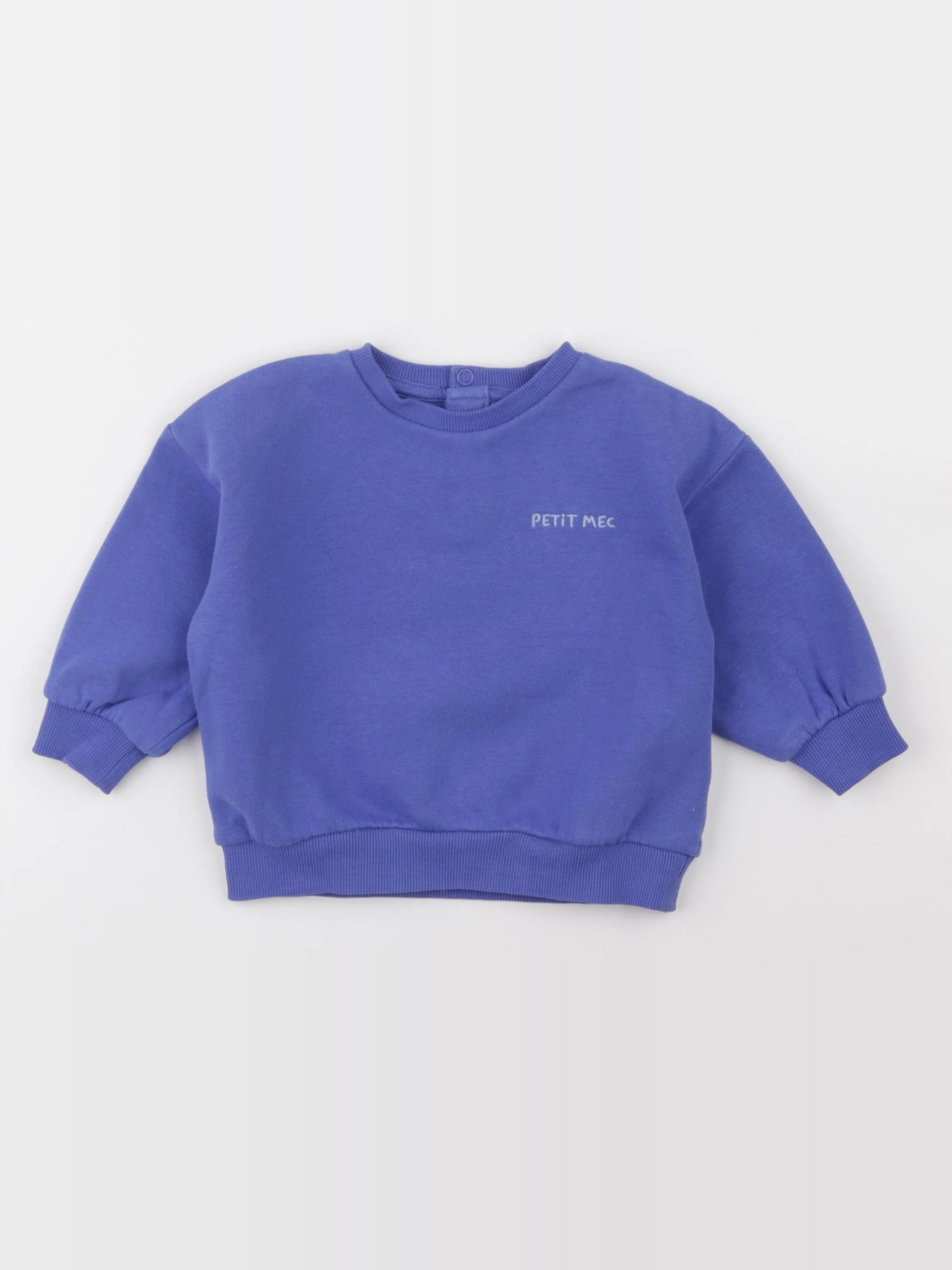Tape à l'oeil - sweat bleu - 9 mois