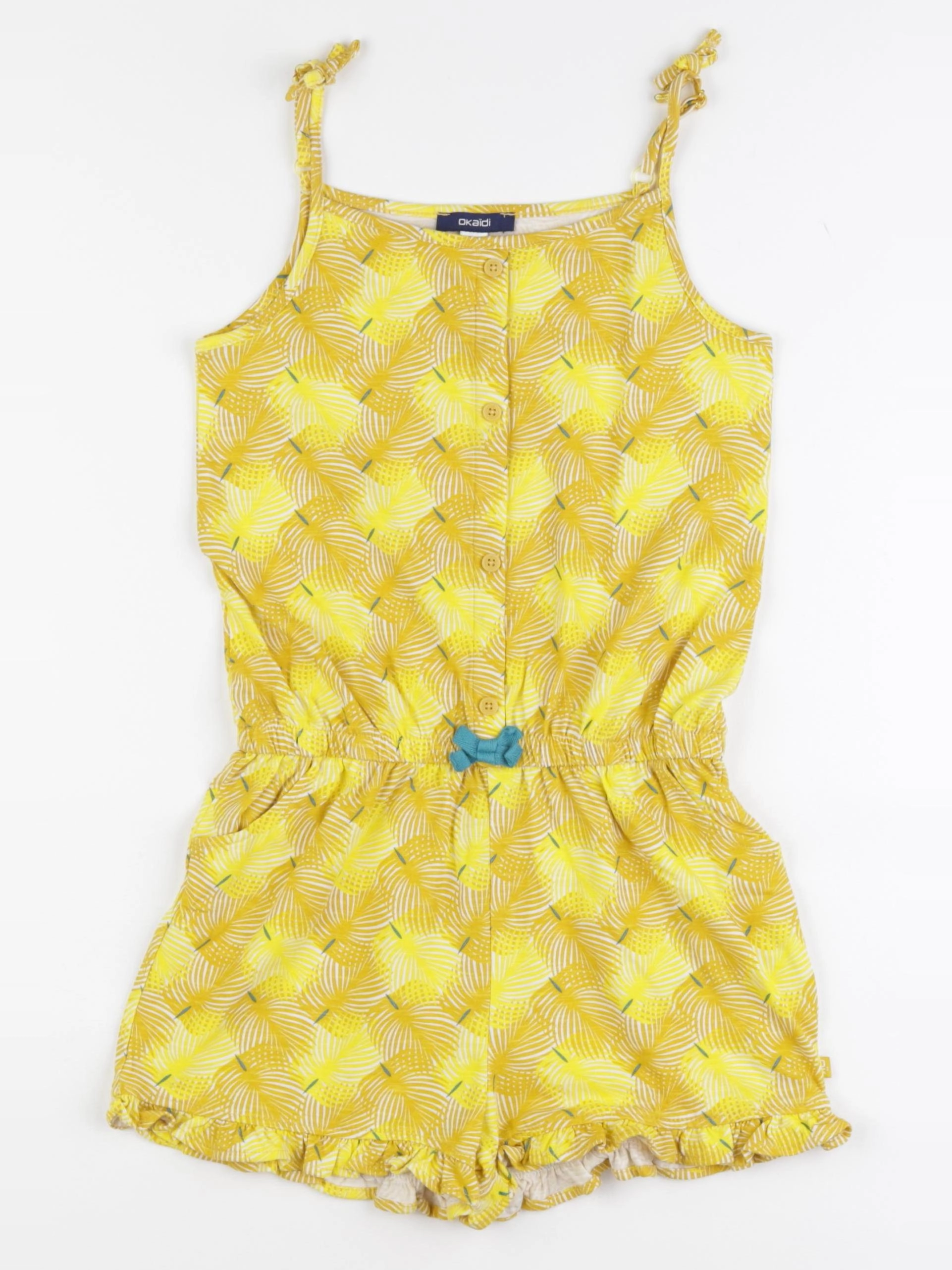 Okaidi - combinaison jaune - 8 ans