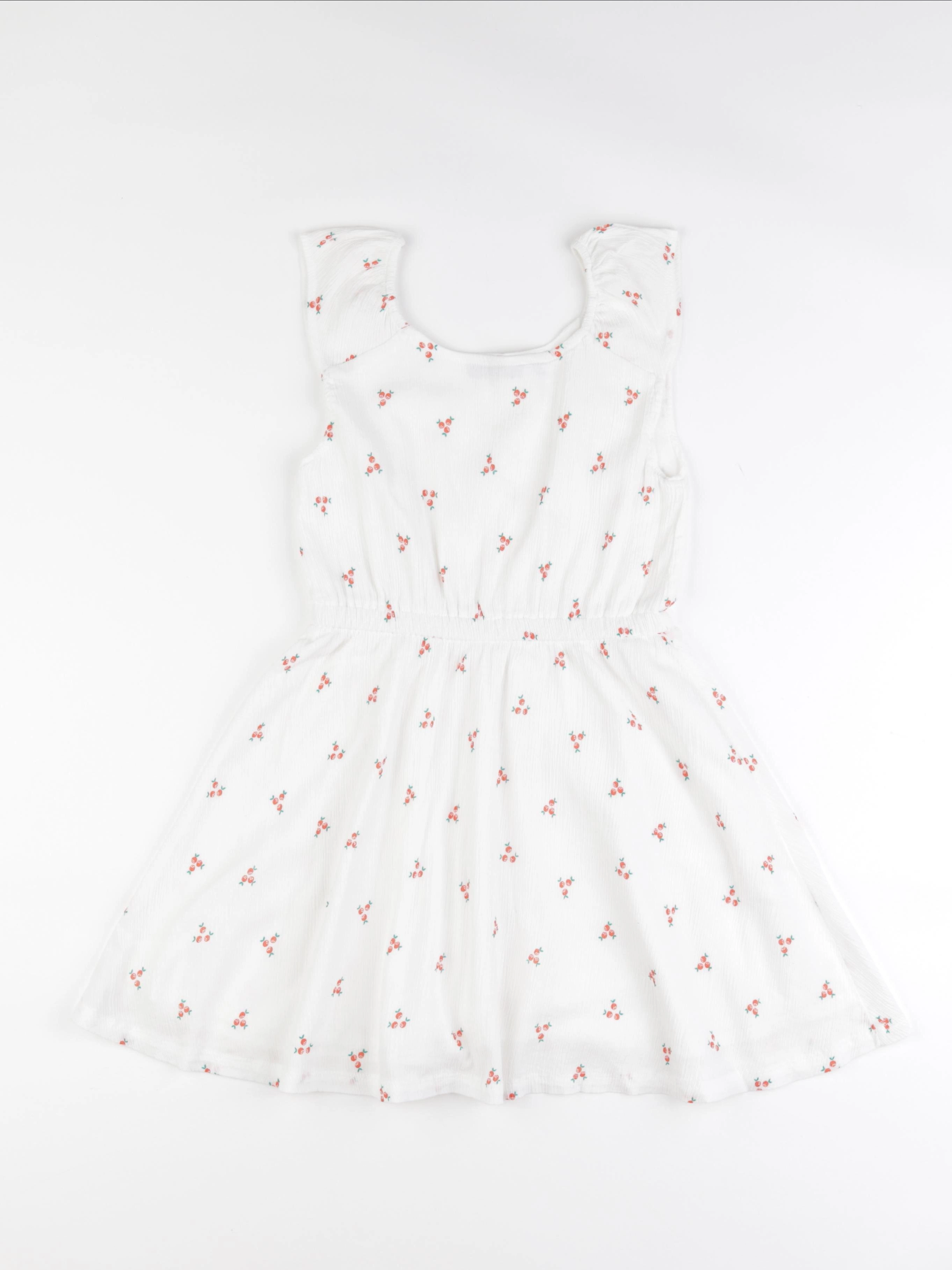 Okaidi - robe blanc - 8 ans