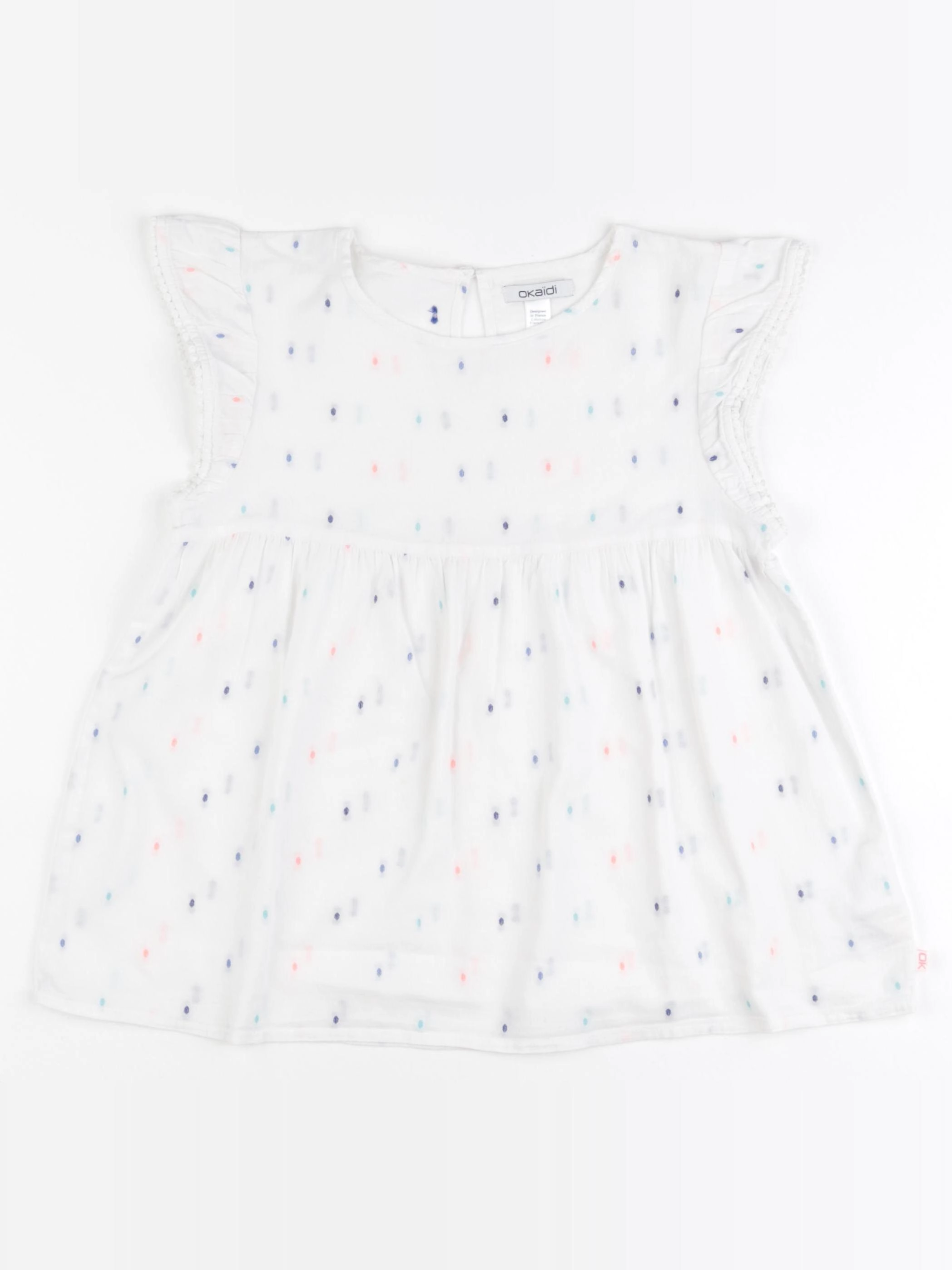 Okaidi - blouse blanc - 10 ans