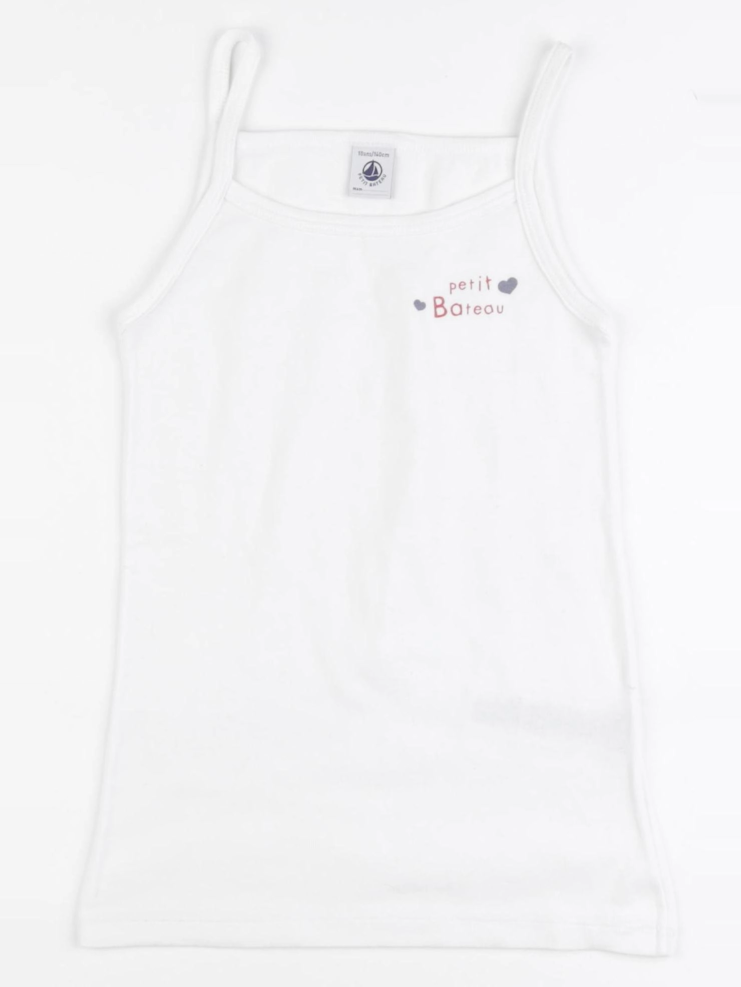 Petit Bateau - maillot de corps blanc - 10 ans
