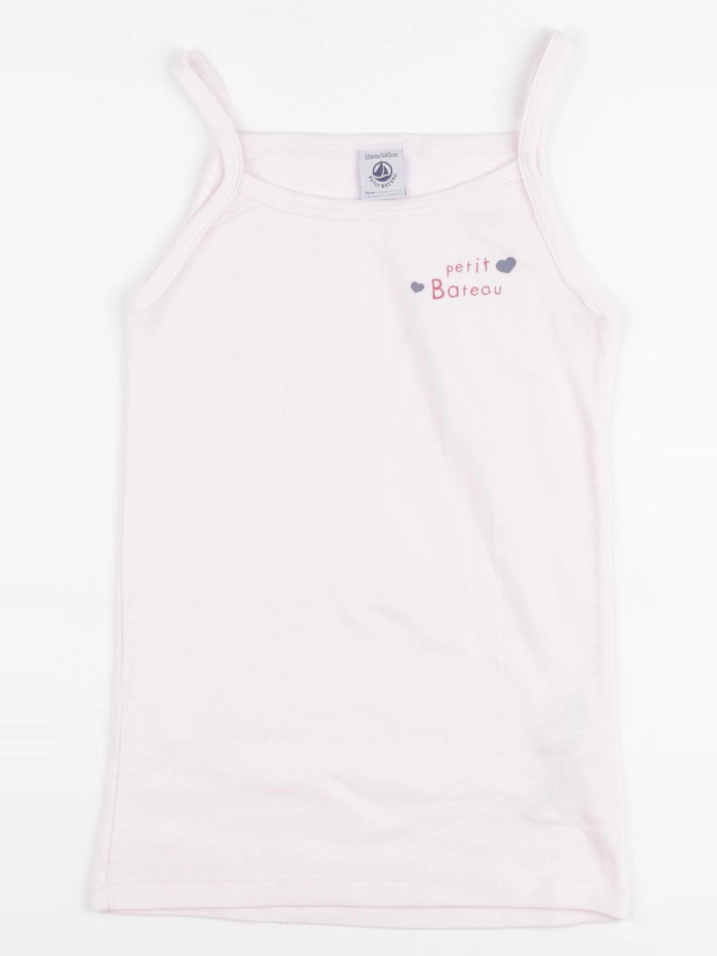 Petit Bateau - maillot de corps rose - 10 ans