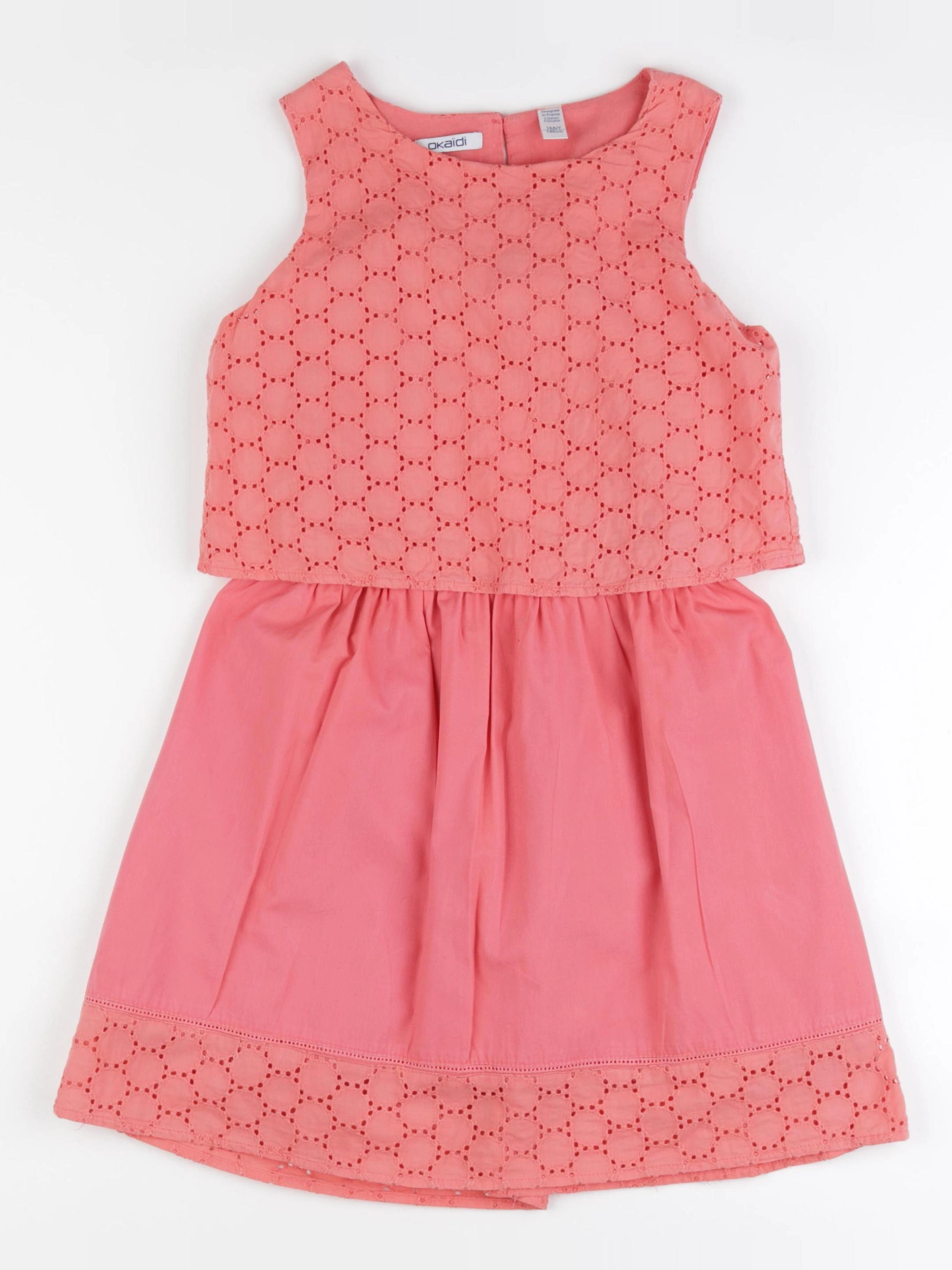 Okaidi - robe rose - 10 ans