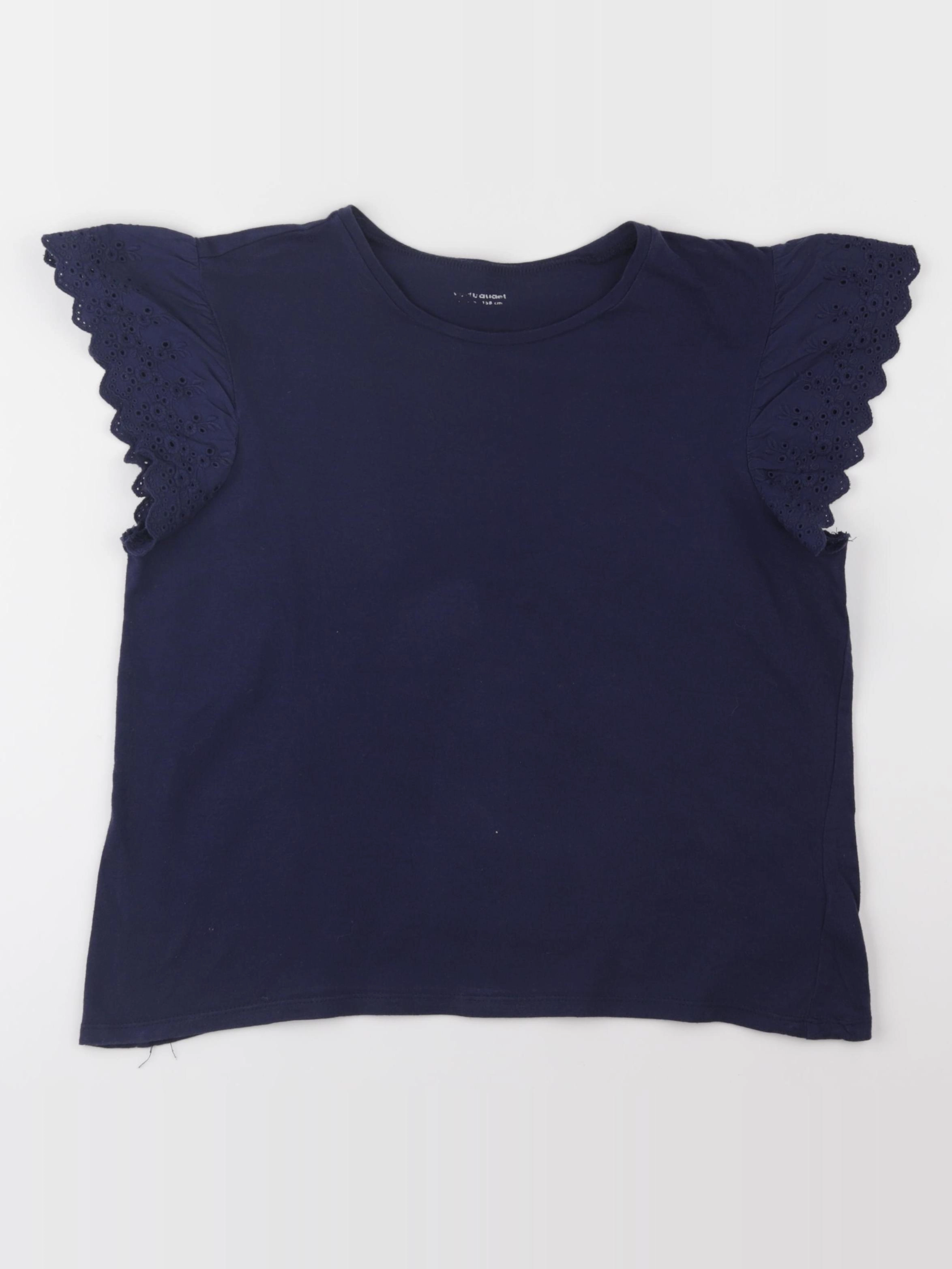 Vertbaudet - tee-shirt bleu - 13/14 ans