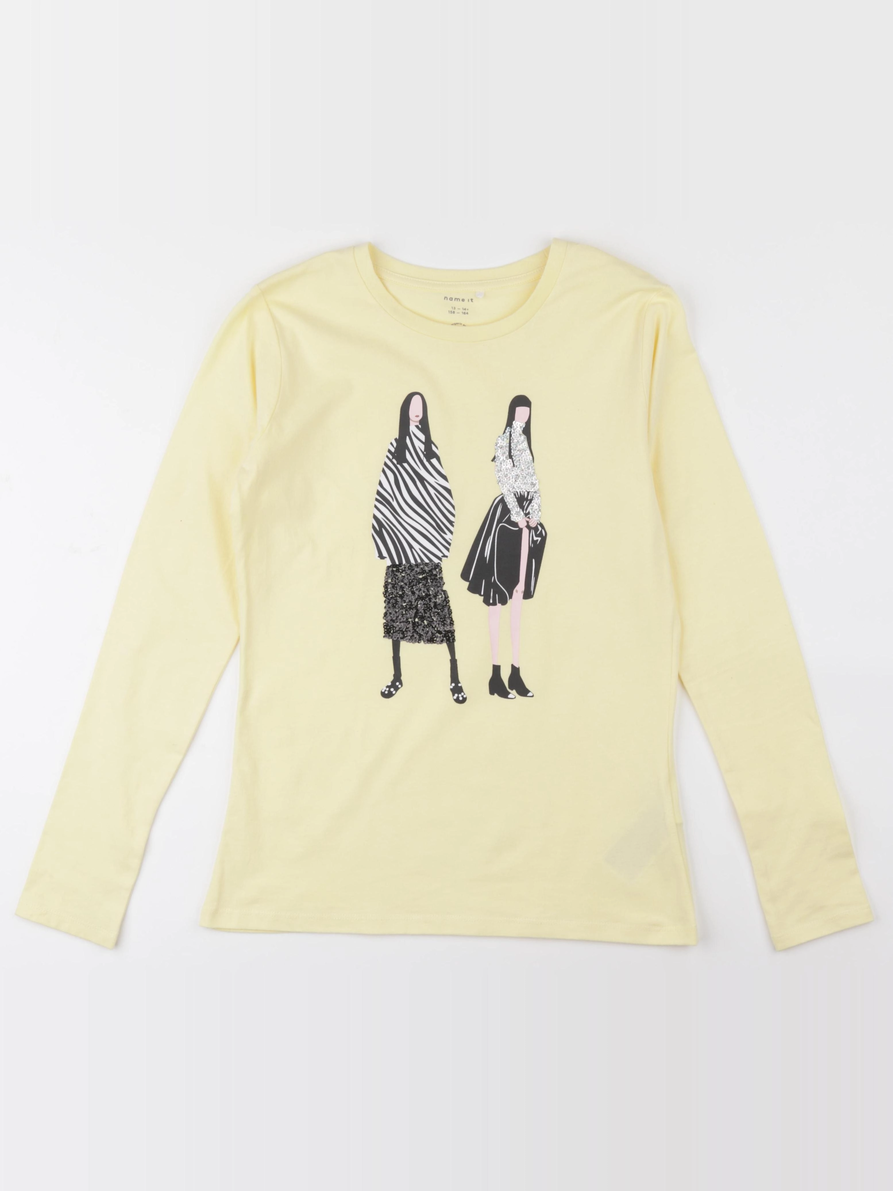 Name it - tee-shirt jaune - 13/14 ans