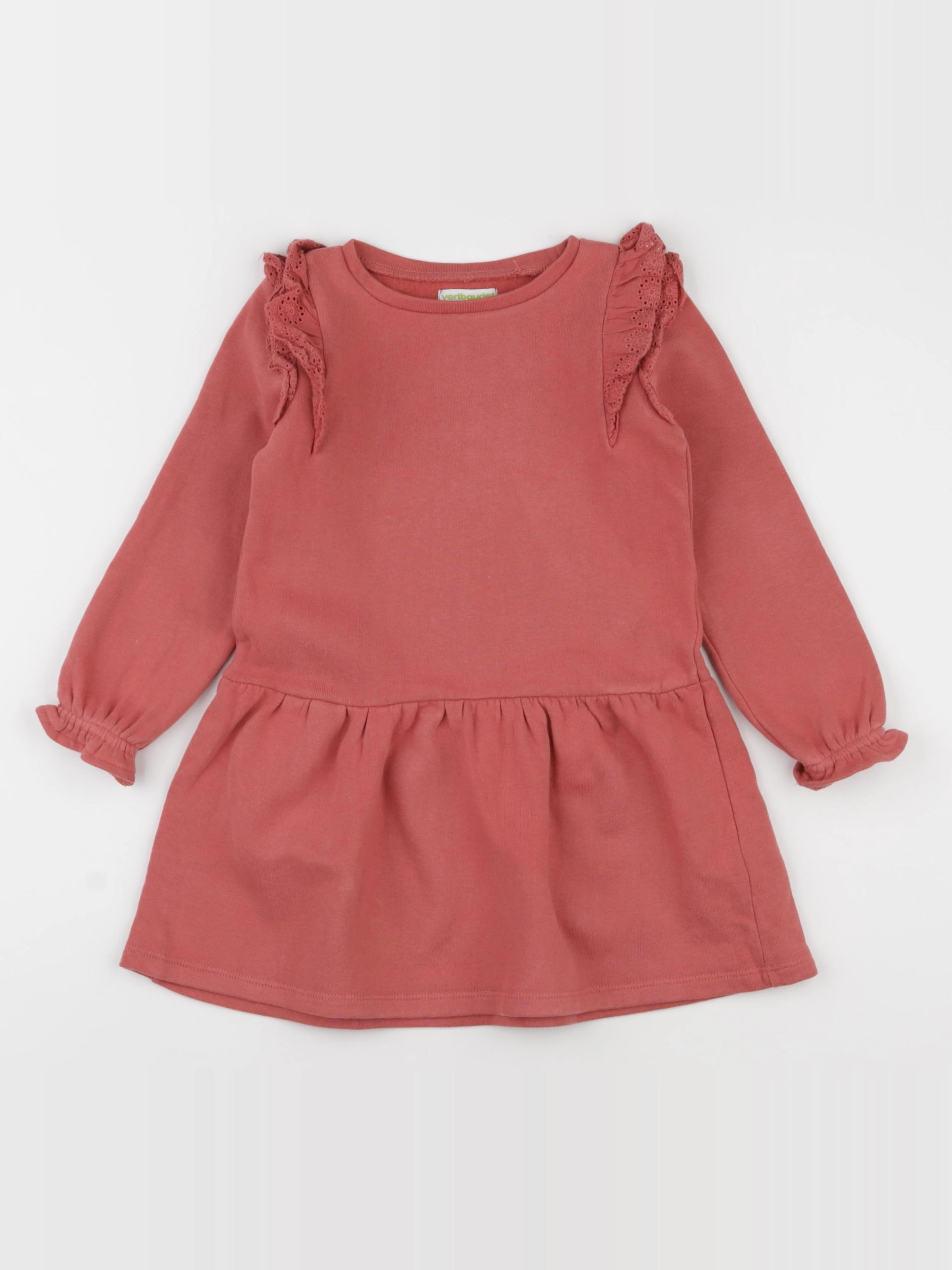 Vertbaudet - robe rose - 4 ans