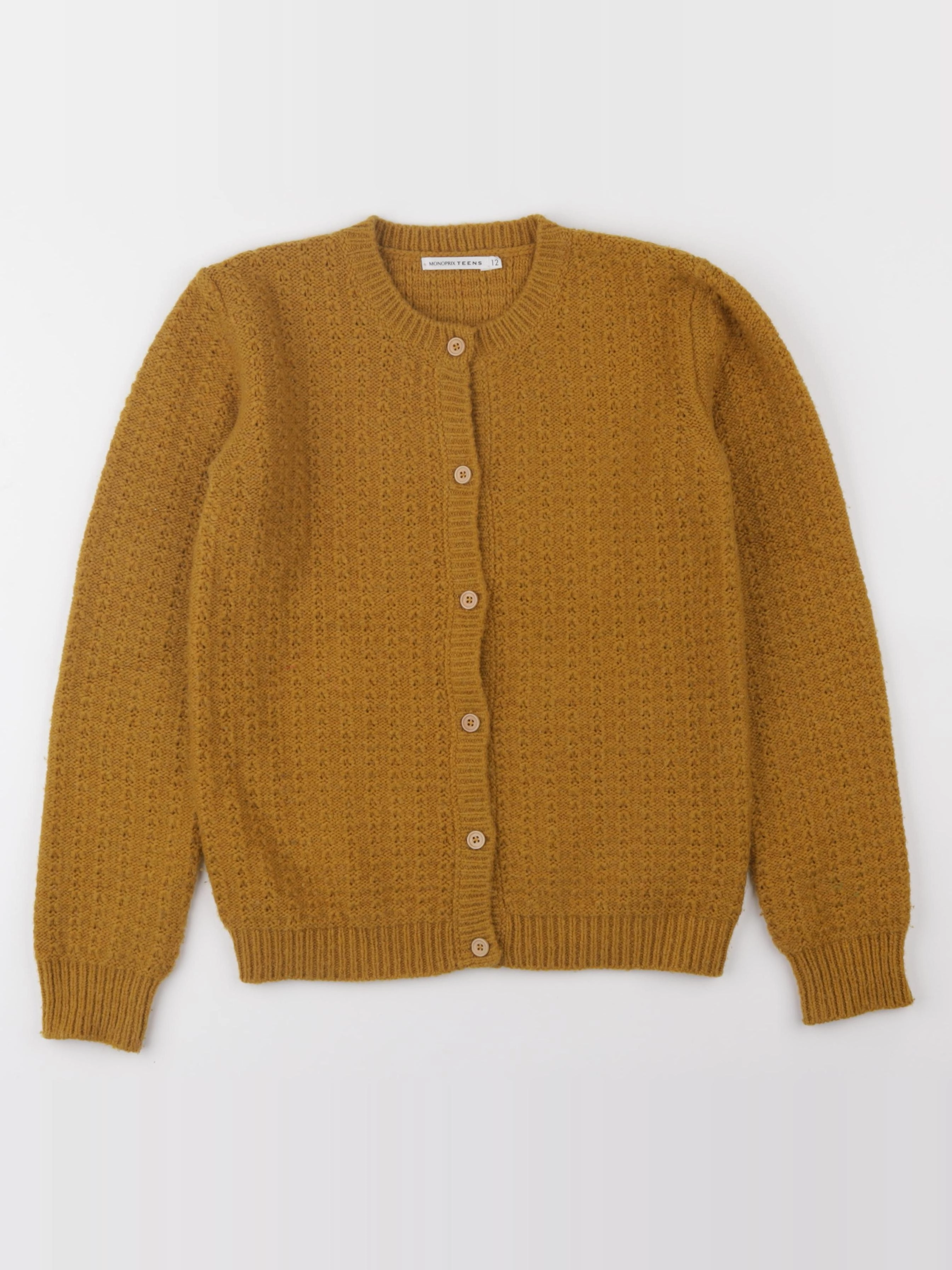 Monoprix - gilet jaune - 12 ans