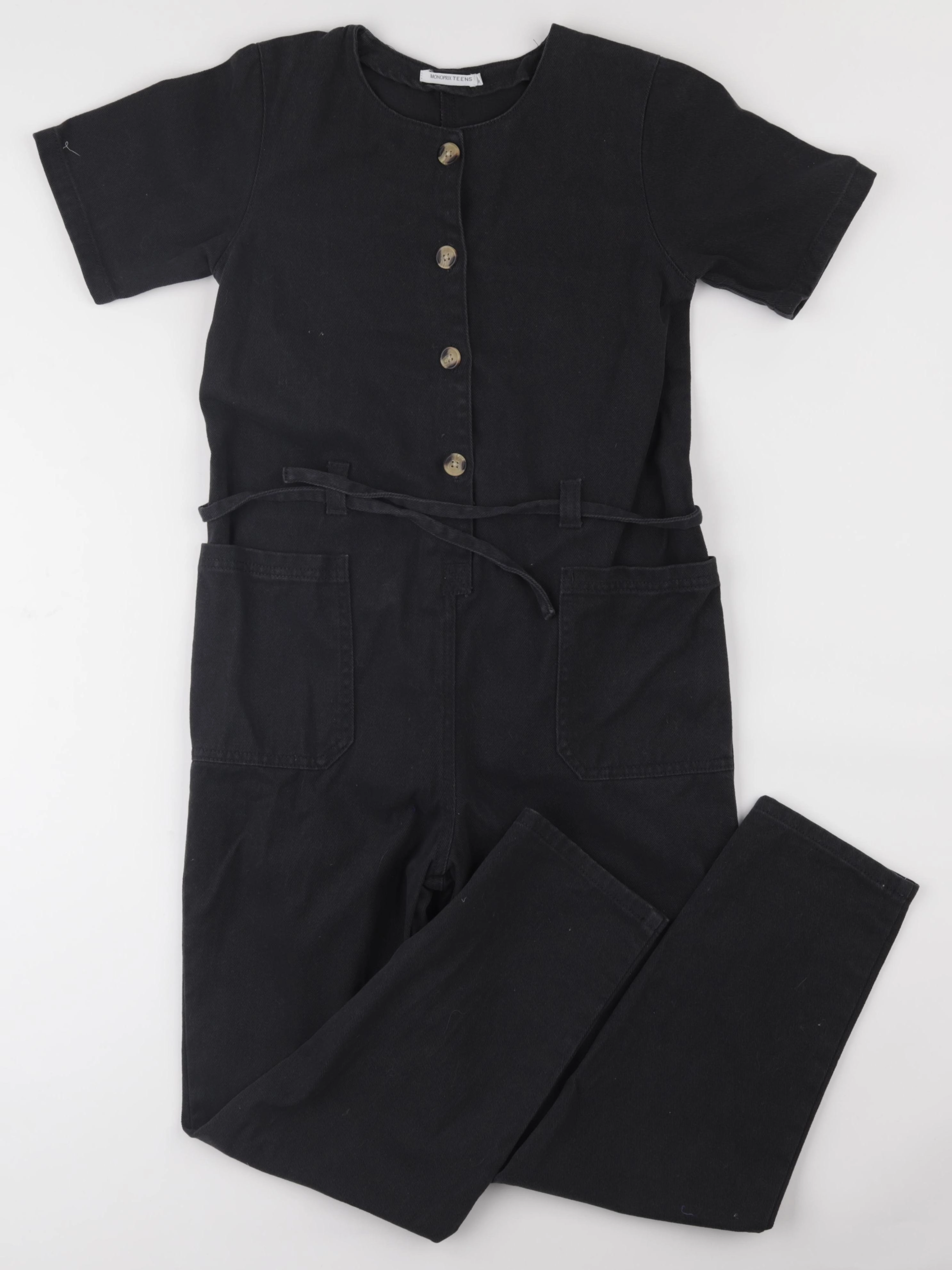 Monoprix - combinaison noir - 12 ans