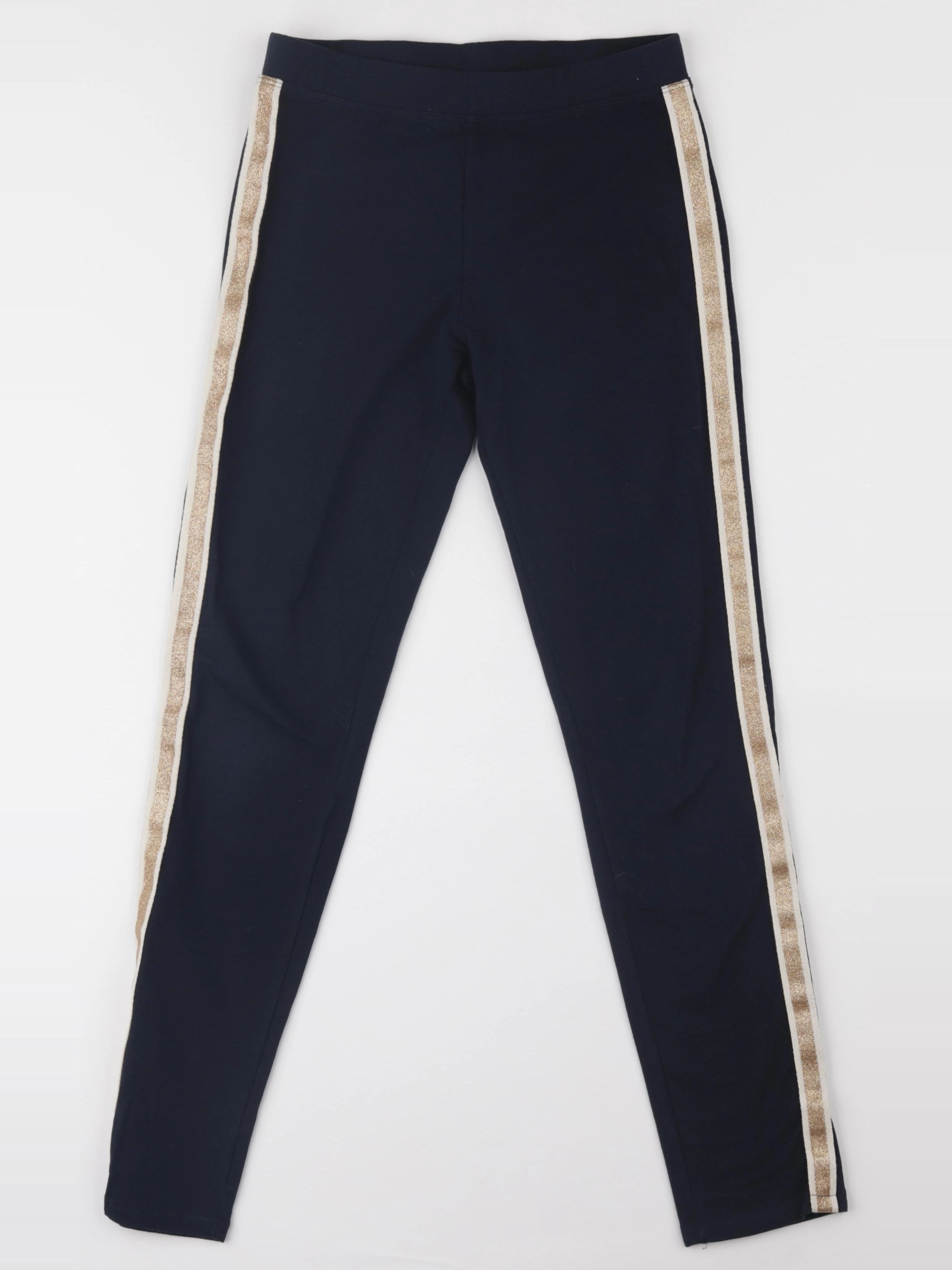 Monoprix - legging coton bleu - 12 ans